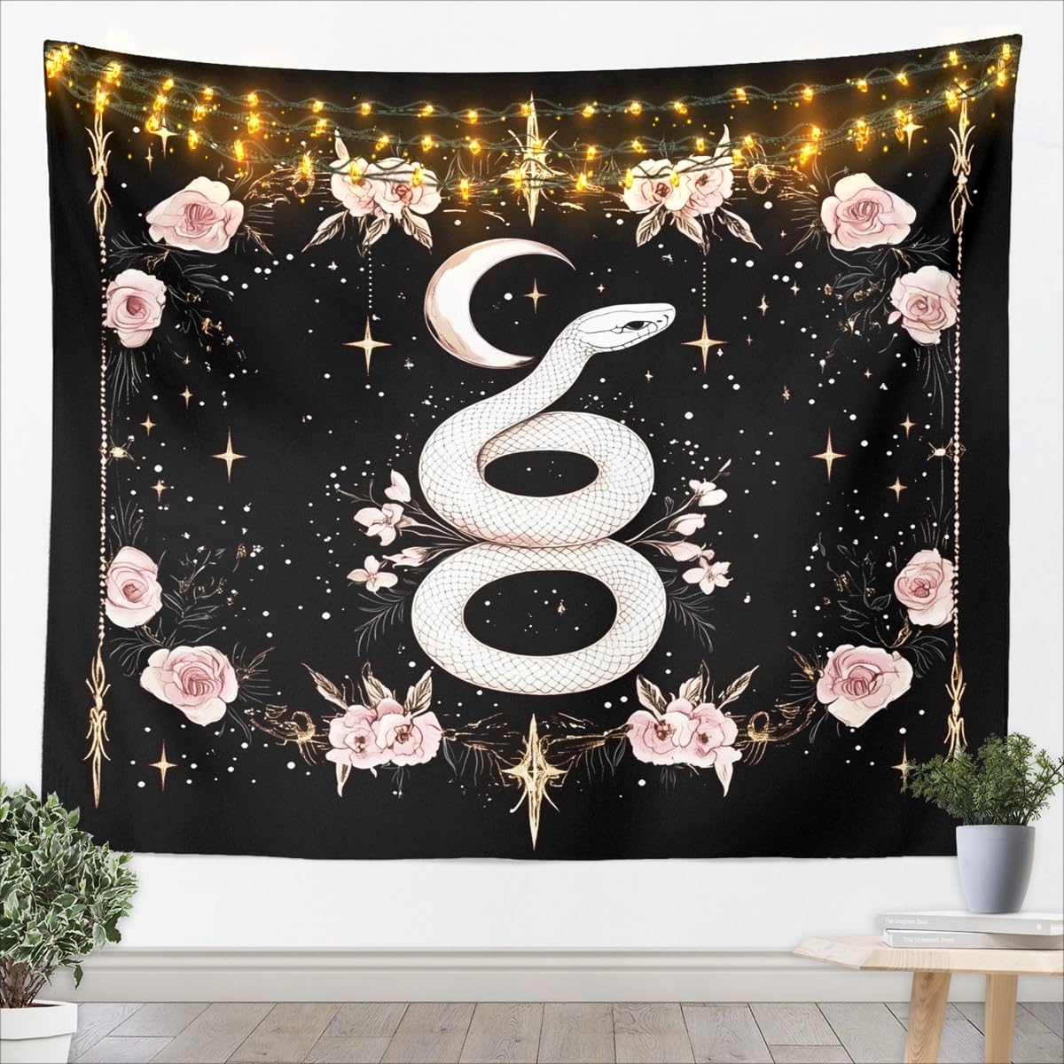 jejeloiu Cute Anime Tapestry Medium 59"x59" Kids Rabbit Japanese Street Wall Art Bunny Wall Hanging Blanket,Microfiber image 5