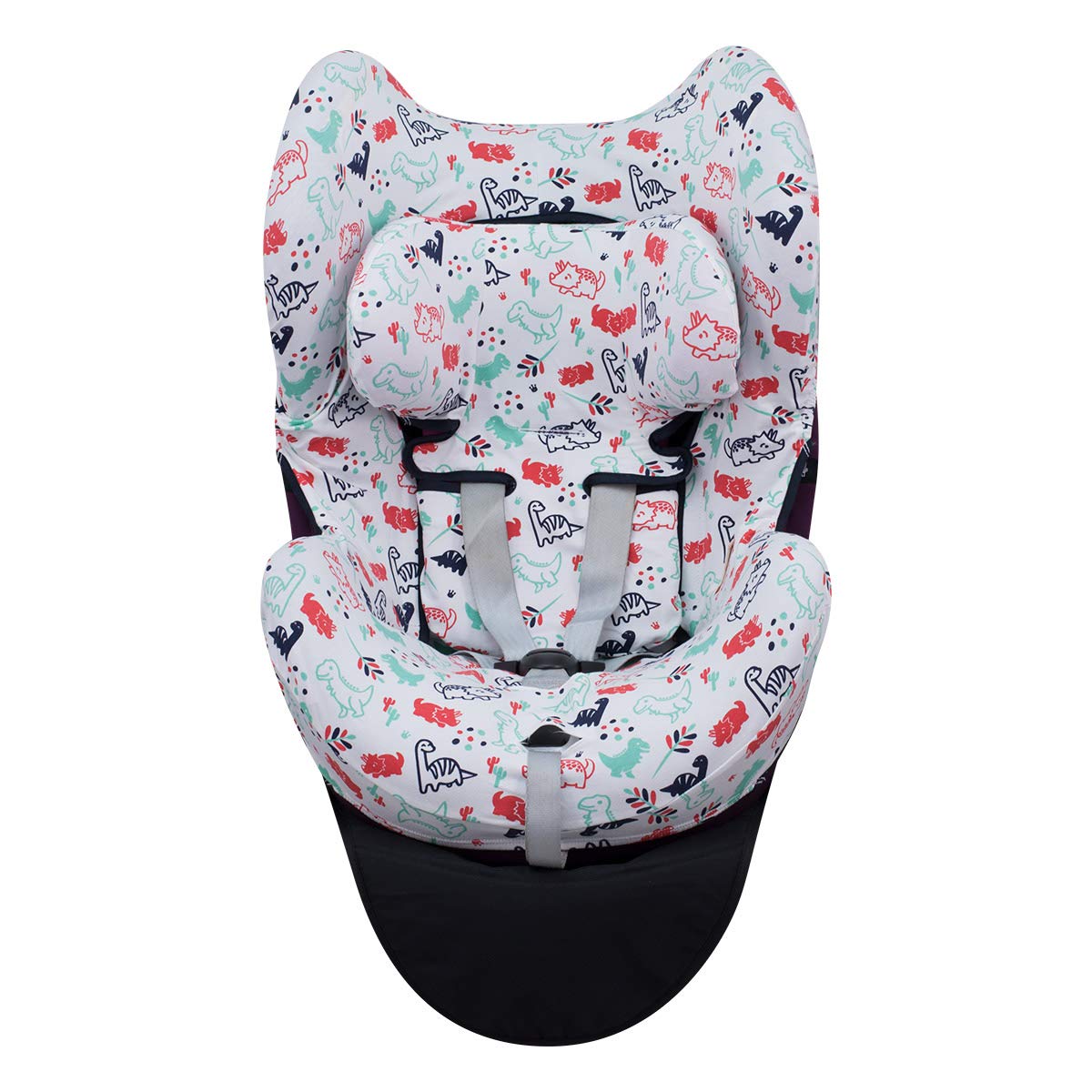 JYOKO KIDS Funda Compatible con Cybex Sirona (SIRONA- Q I-SIZE, DINO PARTY)