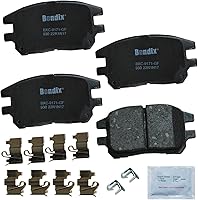 Vista 191 de Pastillas de Freno Delanteras Cerámicas Bendix Priority1 CFC430A para Modelos Selectos INFINITI G35, I30, Nissan 350Z, Altima, Juke, Maxima, Sentra