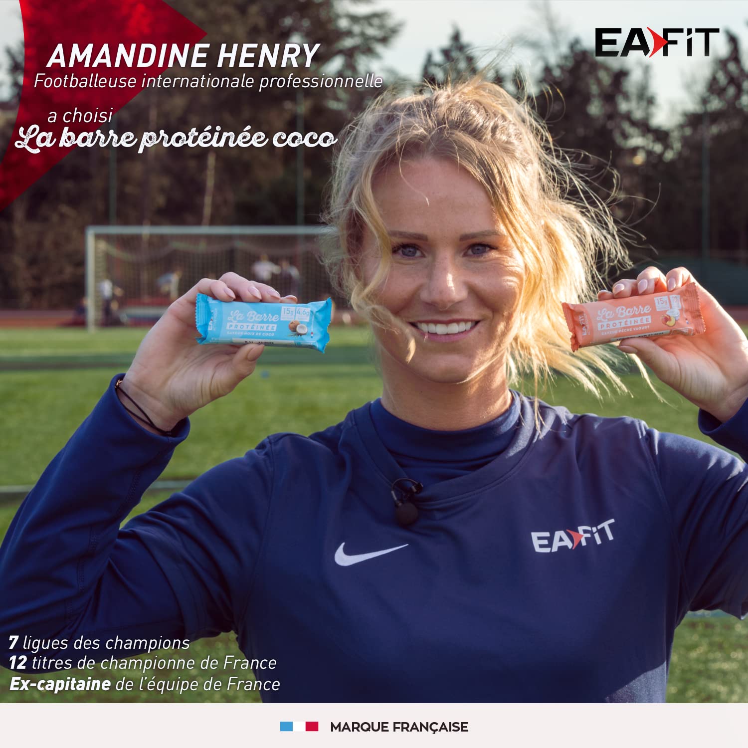 Barre Proteinee Chocolat Sans Sucre - Eafit Nutrition Sportive - 24 X 46 G | 16g De Proteines Par Barre, Ideal Pour La Prise De Muscle, Faible En Sucre - Fitness Et Musculation, Marque Francaise
