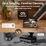 roborock F25 XT Lavapavimenti e Aspirapolvere Senza Fili, 20.000 Pa, Autopulizia, Design Ultra Piatto 180°, Zero Grovigli, Asciugatura Rapida, Controllo WiFi, Ideale per Pavimenti Duri - 4