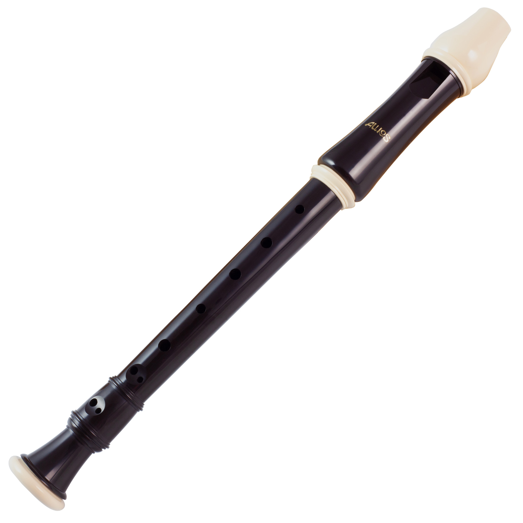Aulos traverso AF-3 - ivory-coloured - material: synthetic resin