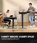 OffiGo L Shaped Electric Standing Desk with Drawers, 63 Inch Height Adjustable Large Desk with Power Outlets, Sit Stand Table, Writing Computer Workstation for Home, Office, Black