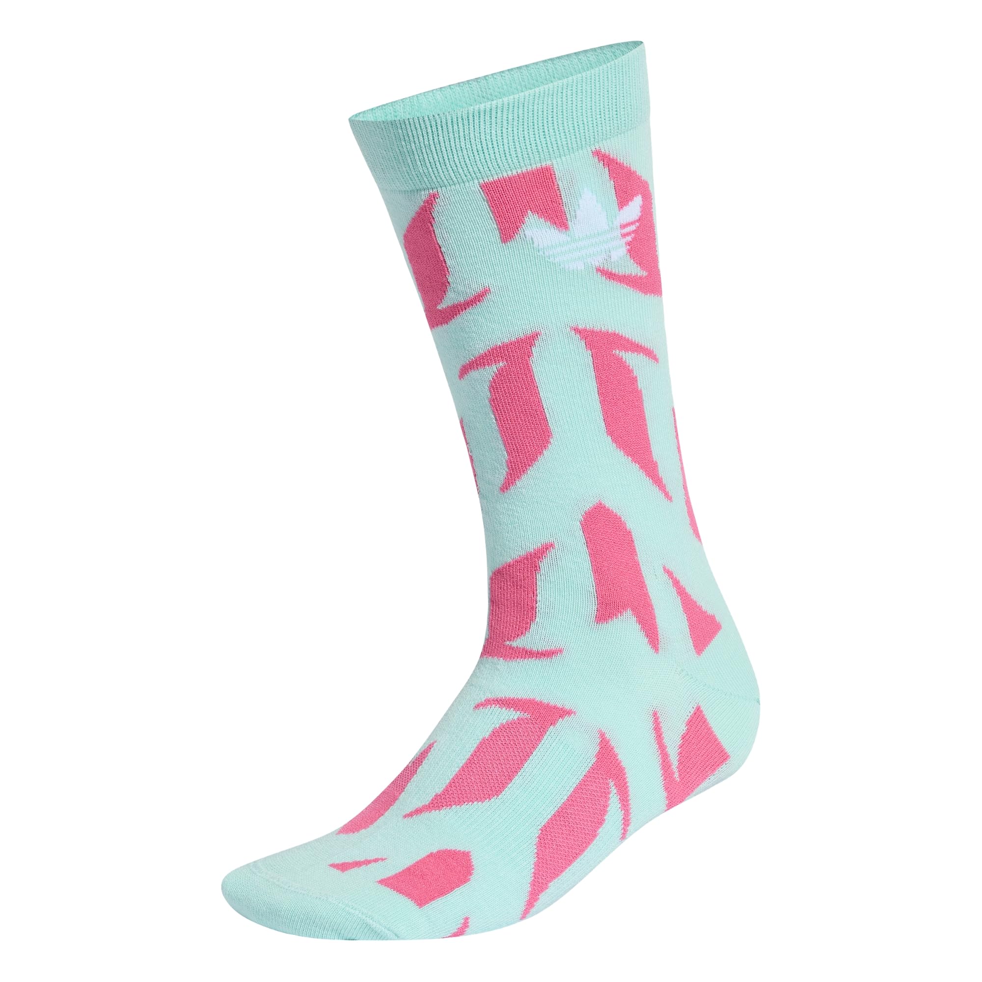 adidas Unisex LIONEL MESSI PRINT SOCK 3 PAIR PACK, semi flash aqua/white/white, 10.5-12.5