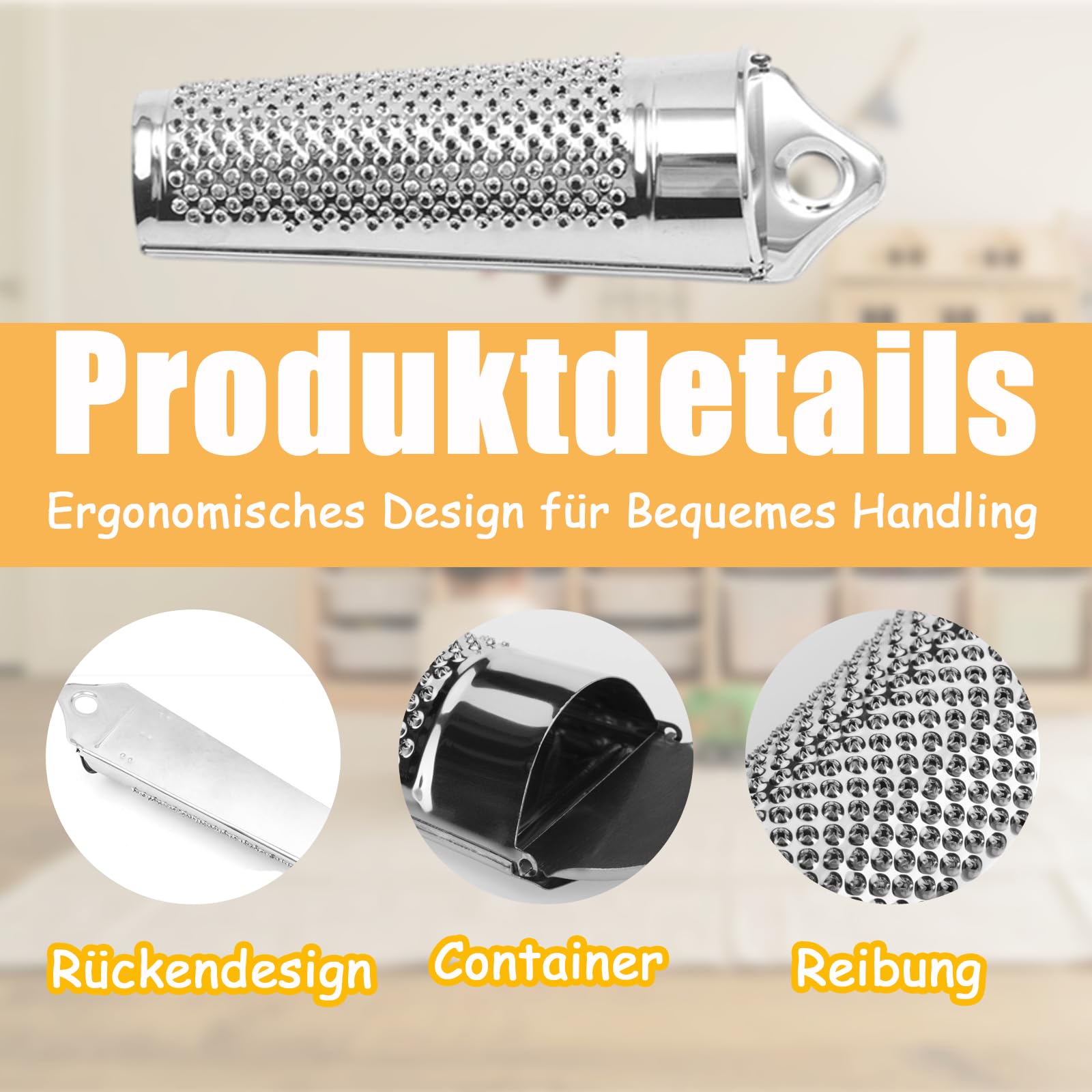 muskatnuss reibe mit aufbewahrung Muskatreibe Behälter und Muskatnüssen, Edelstahl Silber Reibe, Zitronenreibemit Grater Vorratsfach zur von Muskatnüssen, Länge: 14 cm Küche, Haushalt & Wohnen Farbe:Midnight Grey learn_more:reaper bettlaken aufbewahren Syeeiex Bettwäsche