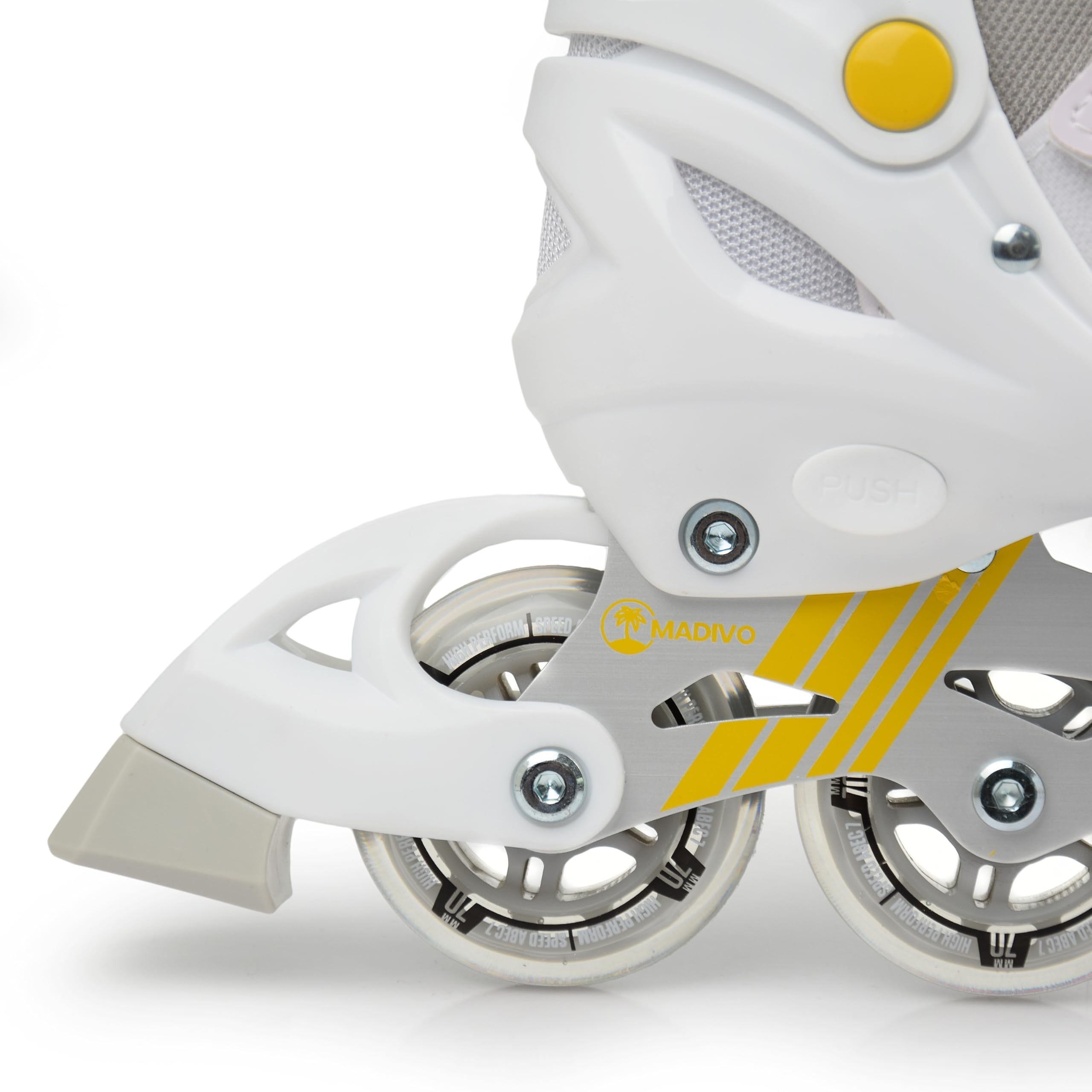 MADIVO Duo Set 2in1 Inliner/Schlittschuhe VERSTELLBAR | für Kinder und Jugendliche | Damen Herren Inline-Skates umbaubar zu Eislaufschuhe | Größen: 34-37, 38-41