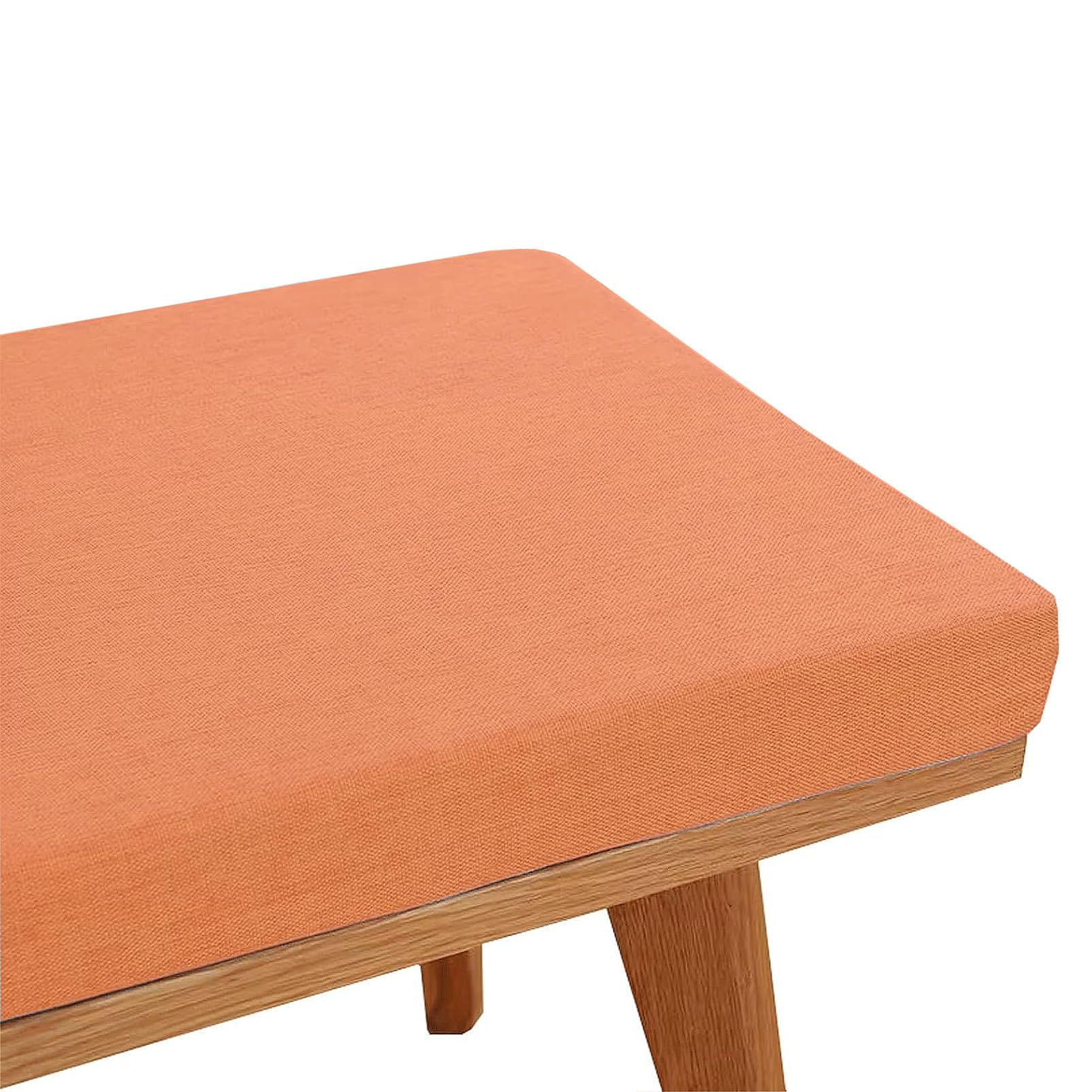 Coussin de banc de jardin imperméable Cush 80x40x3 cm avec sa housse amovible en fourrure doux
