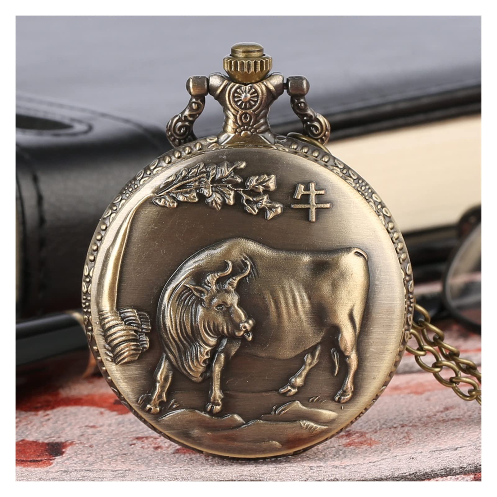 ブロンズ 犬 時計