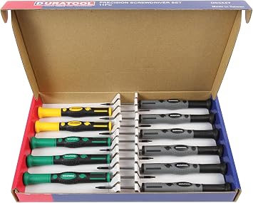 DURATOOL D03447 Precision Screwdriver Set, 11 Piece