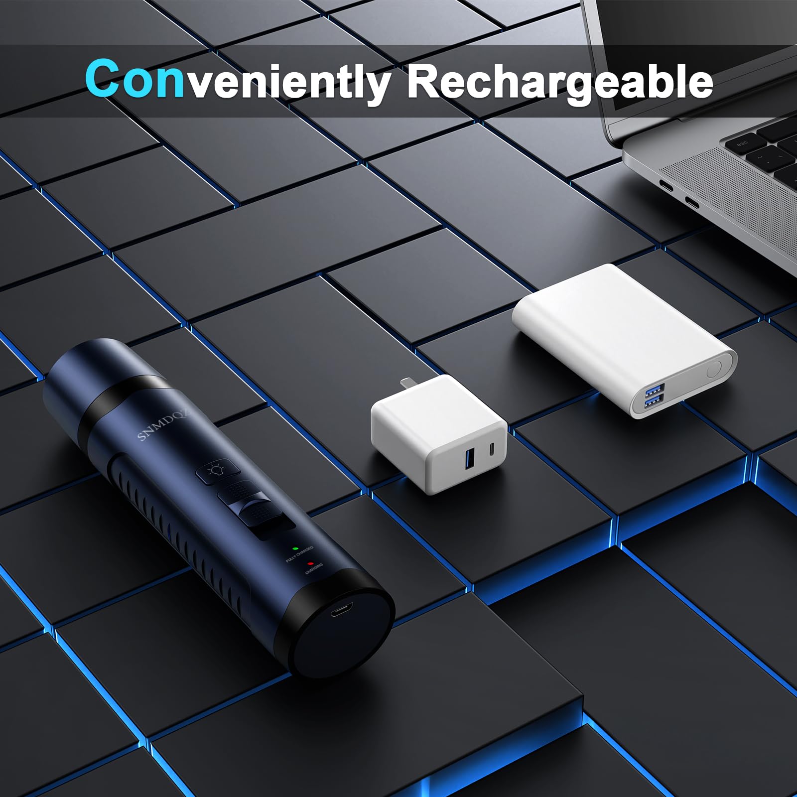 Dog Nail Grinder, Dog Nail Trimmers, and Clippers Kit with 2 LED Lights. Super Quiet Electric Pet Nail Grinder, Rechargeable, for Small, Medium, and Large Dogs & Cats, 2 Diamond Grinding Wheels. - image 7