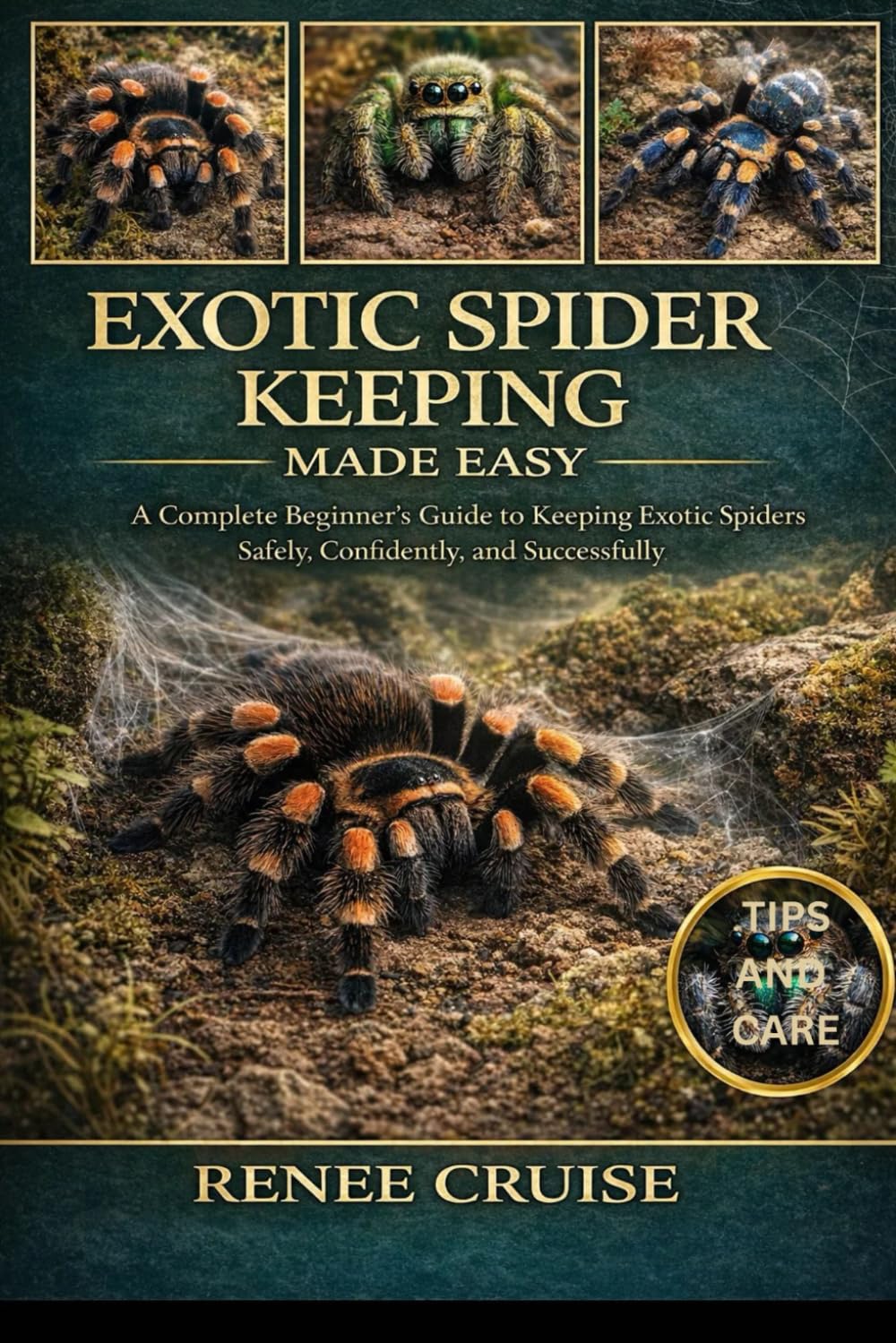 EXOTIC SPIDER KEEPING MADE EASY: A Complete Beginner’s Guide to Keeping Exotic Spiders Safely, Confidently, and Successfully.