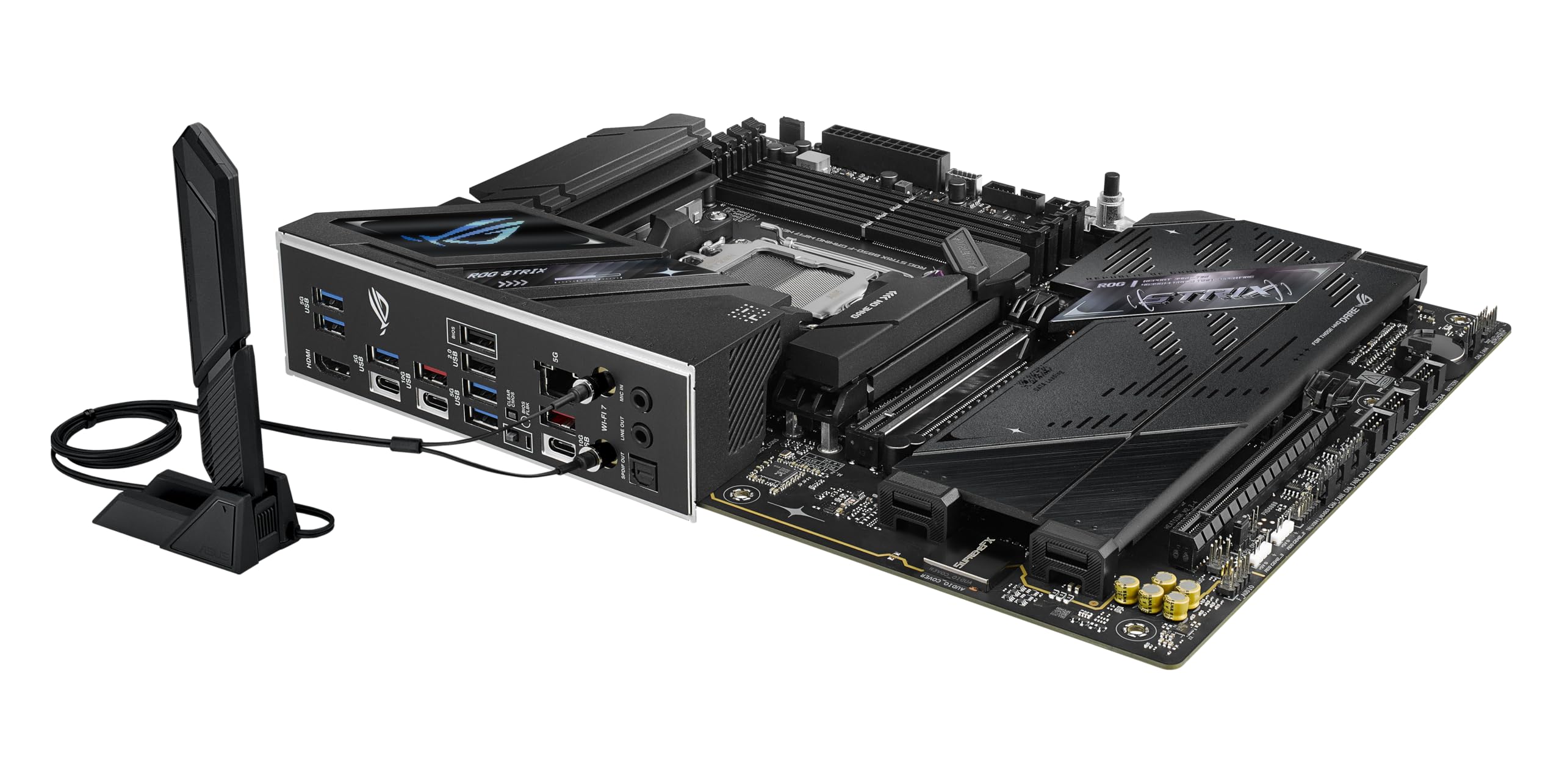 Asus Rog Strix B850-F Gaming Wifi7 Neo - Motherboard - Atx - Socket Am5 - Amd B850 Chipsatz - UsB-C 3.2 Gen2, Usb 3.2 Gen 2, Usb 3.2 Gen 1, UsB-C 3.2