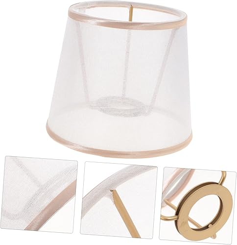 Miniatura 9 de Angoily Cubierta de tela simple para lámpara de mesa y lámparas colgantes, diseño de tela duradera para dormitorio, sala de estar y cocina, fácil