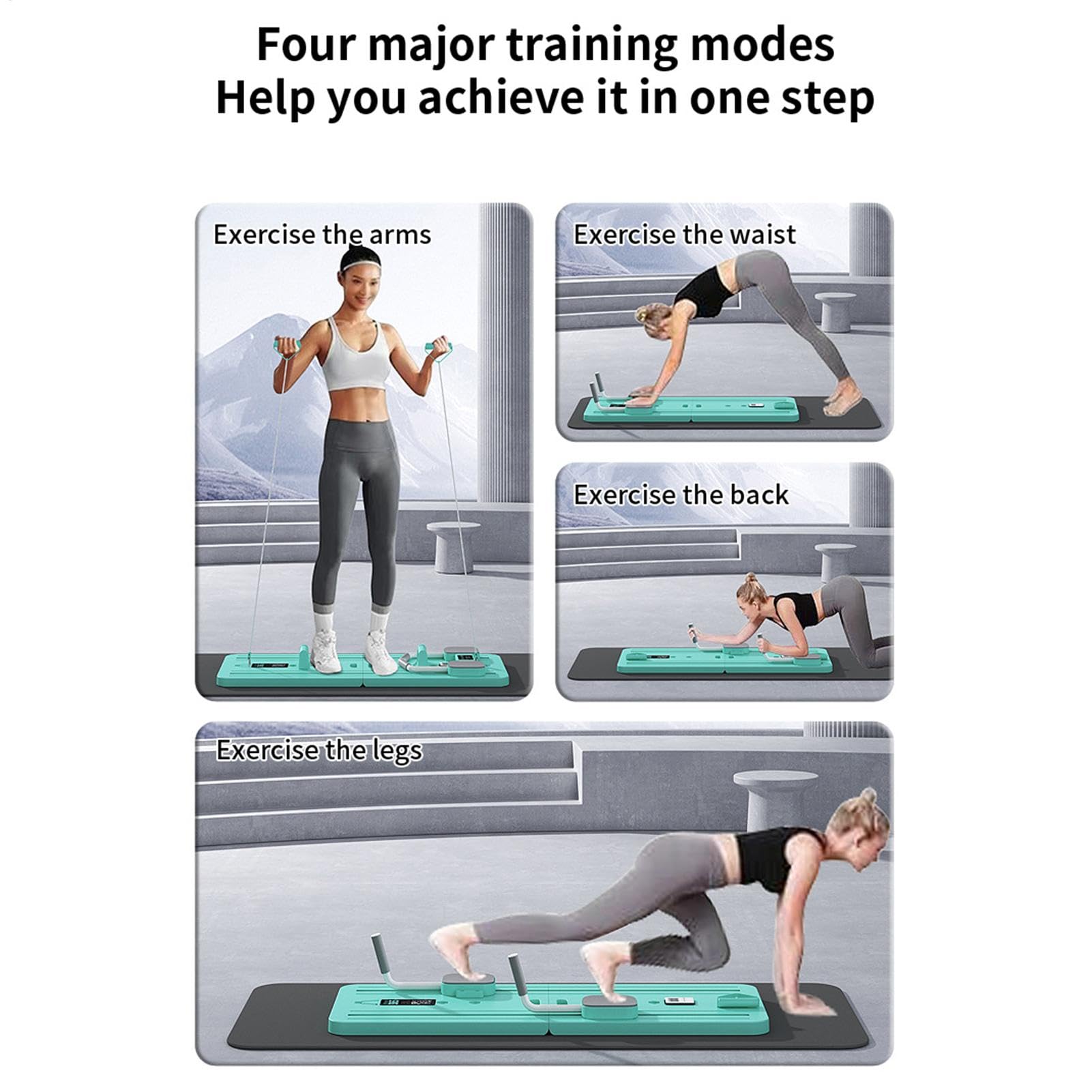 Tavola portatile per Pilates | Multifunzione Ab Board - Strumento fitness per allenamenti di base, attrezzatura per l'allenamento domestico