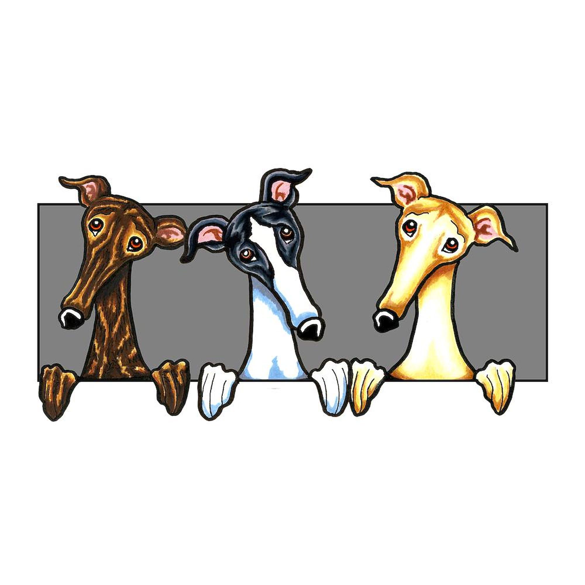 CafePress Greyhound Lover Aluminum License Plate, Front License Plate, Vanity Tag