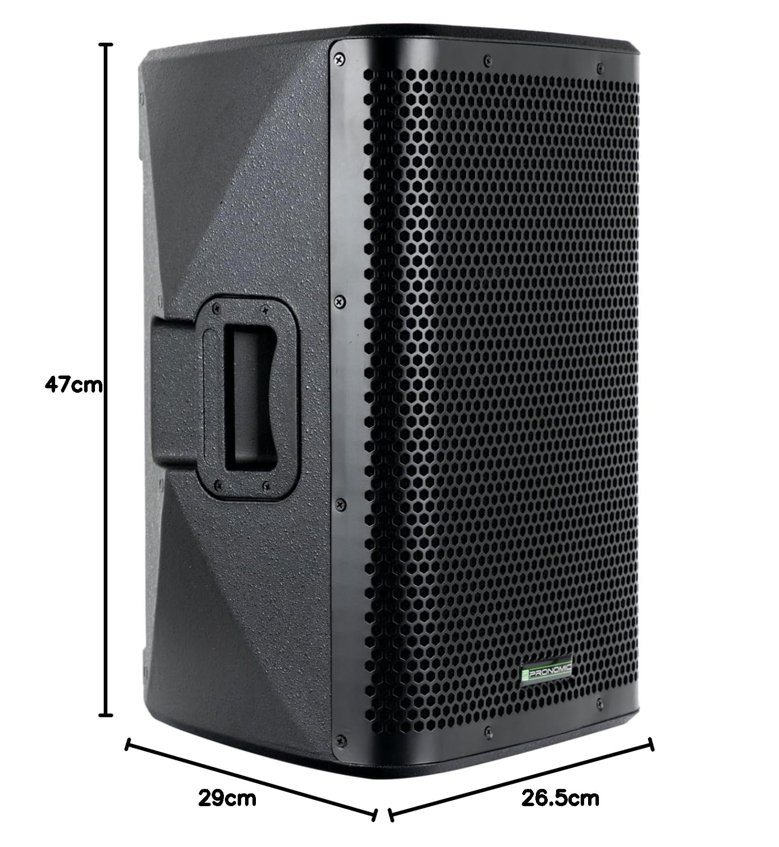 Pronomic C-208 MA Cassa Attiva 8" 400 Watt, Tipo: 2 vie Bi-Amp, SPL: 117 dB | Risposta in frequenza: 70 Hz - 20 kHz, Sensibilità (1m/1W): 91 dB, Impedenza: 4 Ohm, Woofer: 8" (203 mm), SPL: 117 dB, 3 kHz
