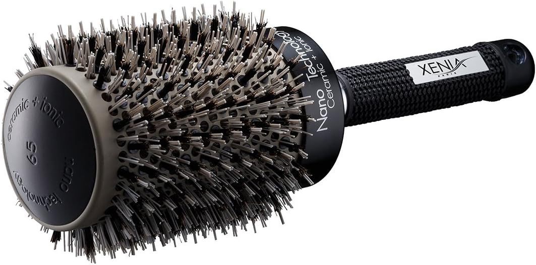 Heat Activated Ceramic Professional Ionic Hair Brush, 65 mm