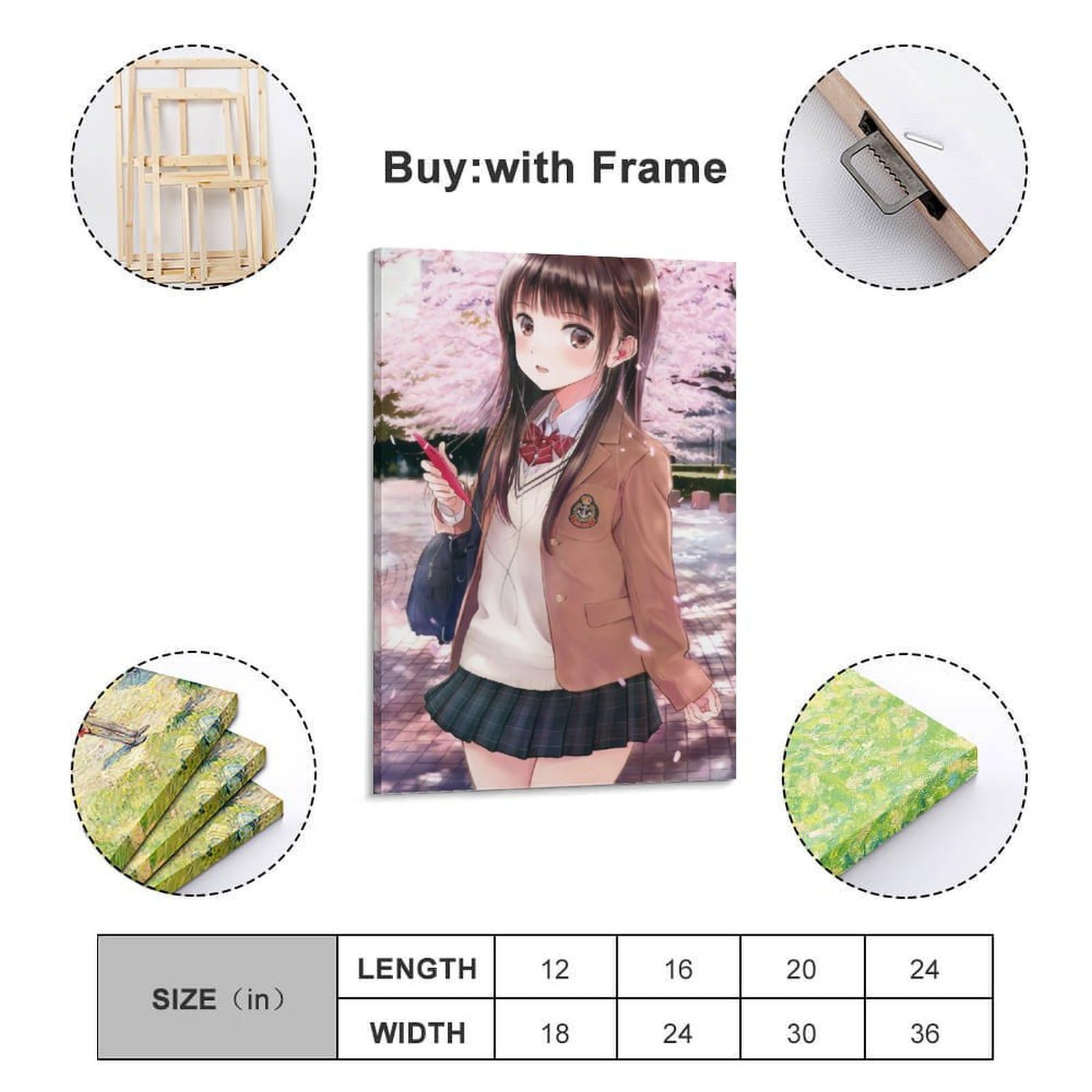 アニメキャラクター　アクリル板　女子高生　女子中学生　サイン付き　壁飾り　希少 アニメキャラクター アクリル板 女子高生 女子中学生 サイン付き 壁