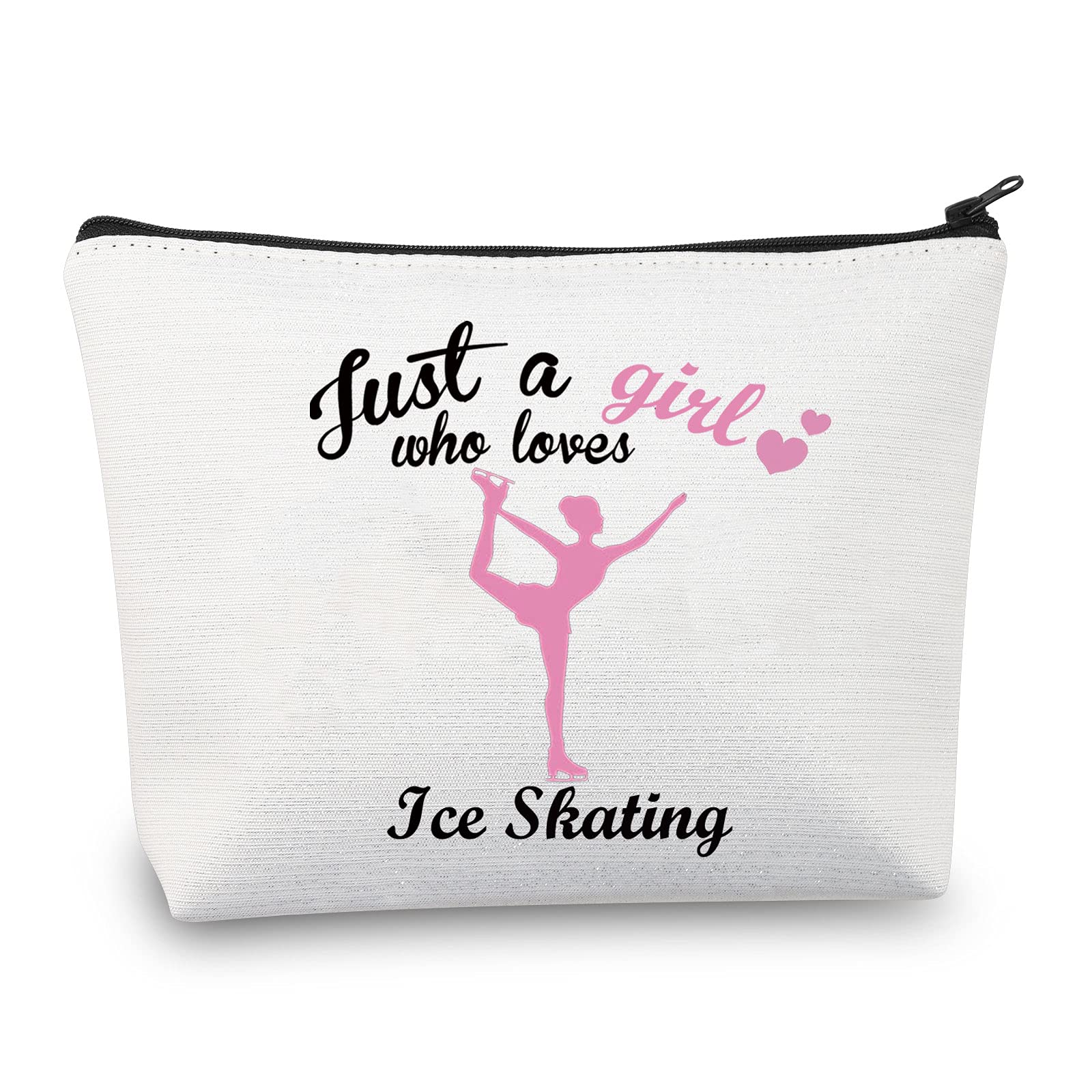 Make-up-Tasche Eiskunstlauf-Design – Geschenk Für Eisläuferinnen, 23x17 Cm – Wasserdichtes Polyester