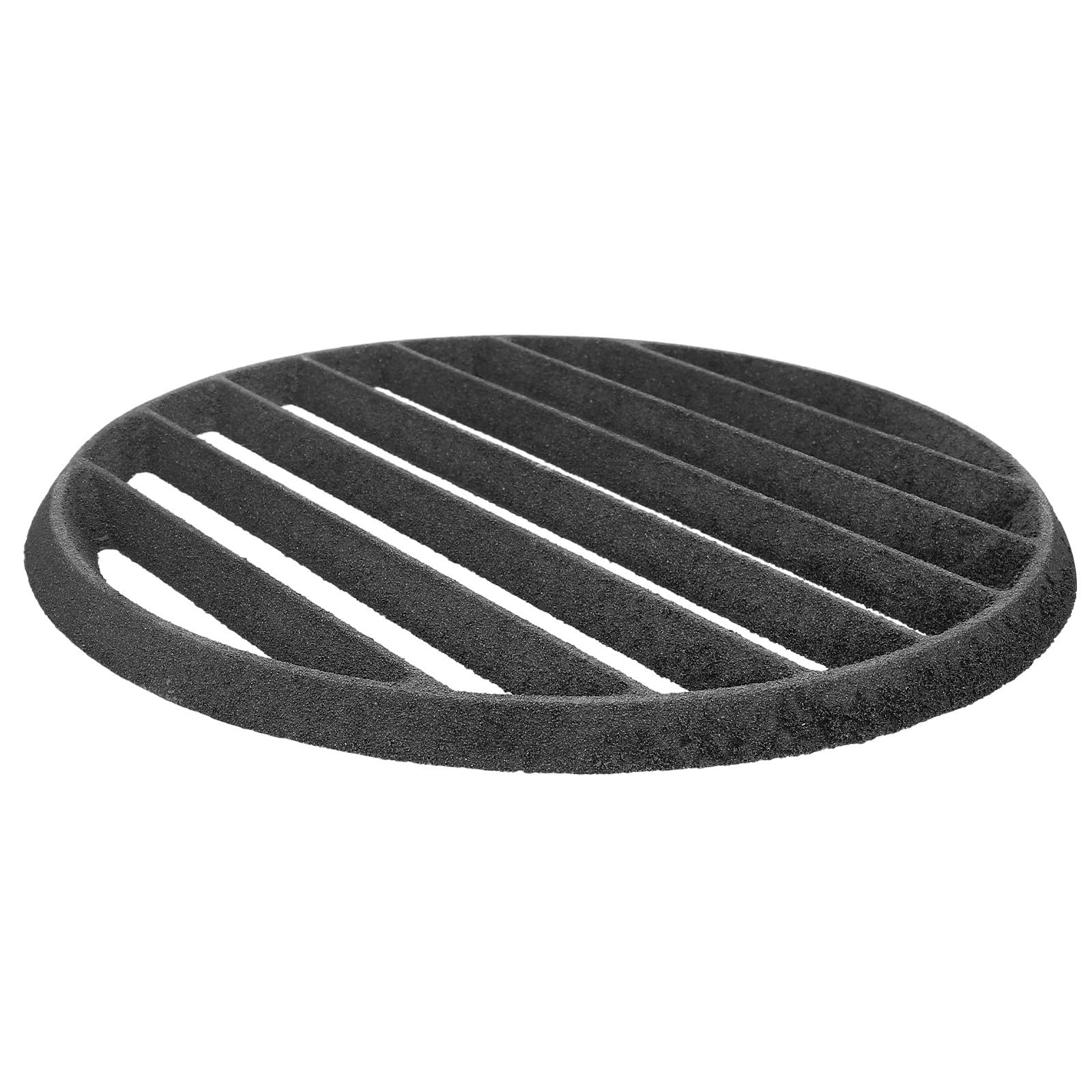 Accessoire barbecue charbon bois et grille de cheminée ronde en fonte 25 cm haute température
