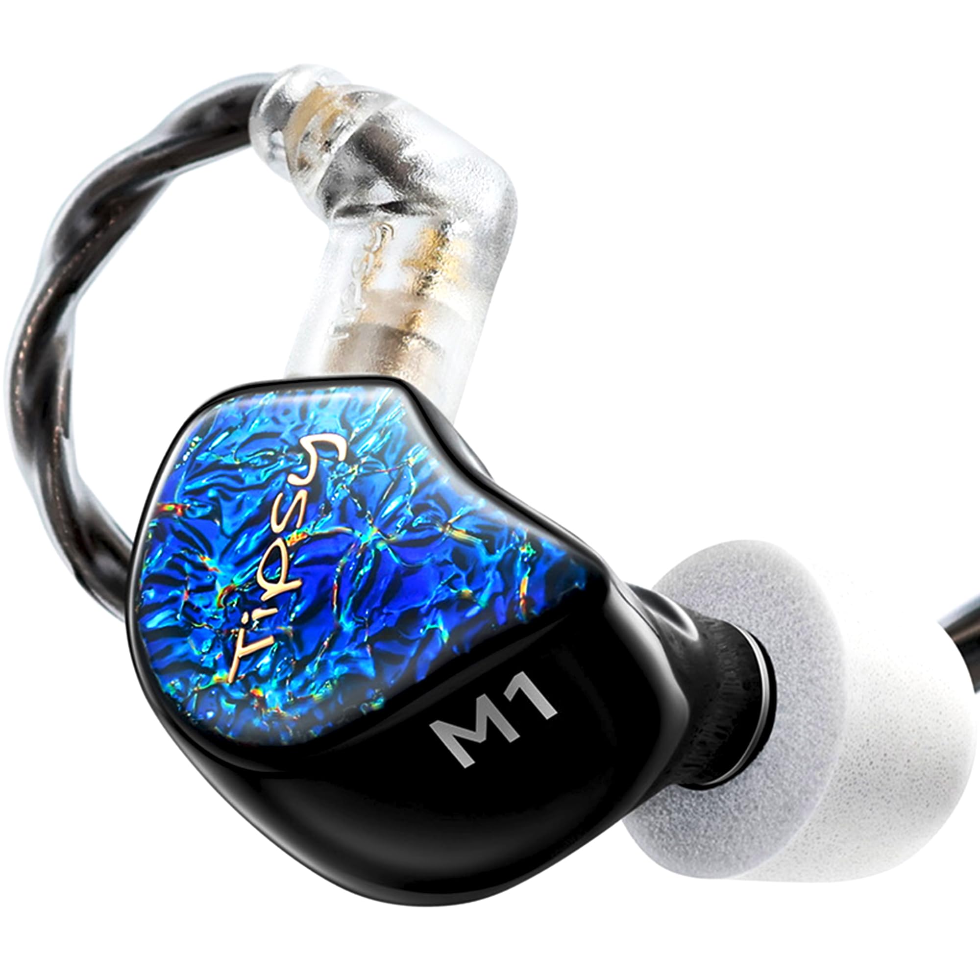 tipsy m1 iem bamboo fiber diaphragm blue