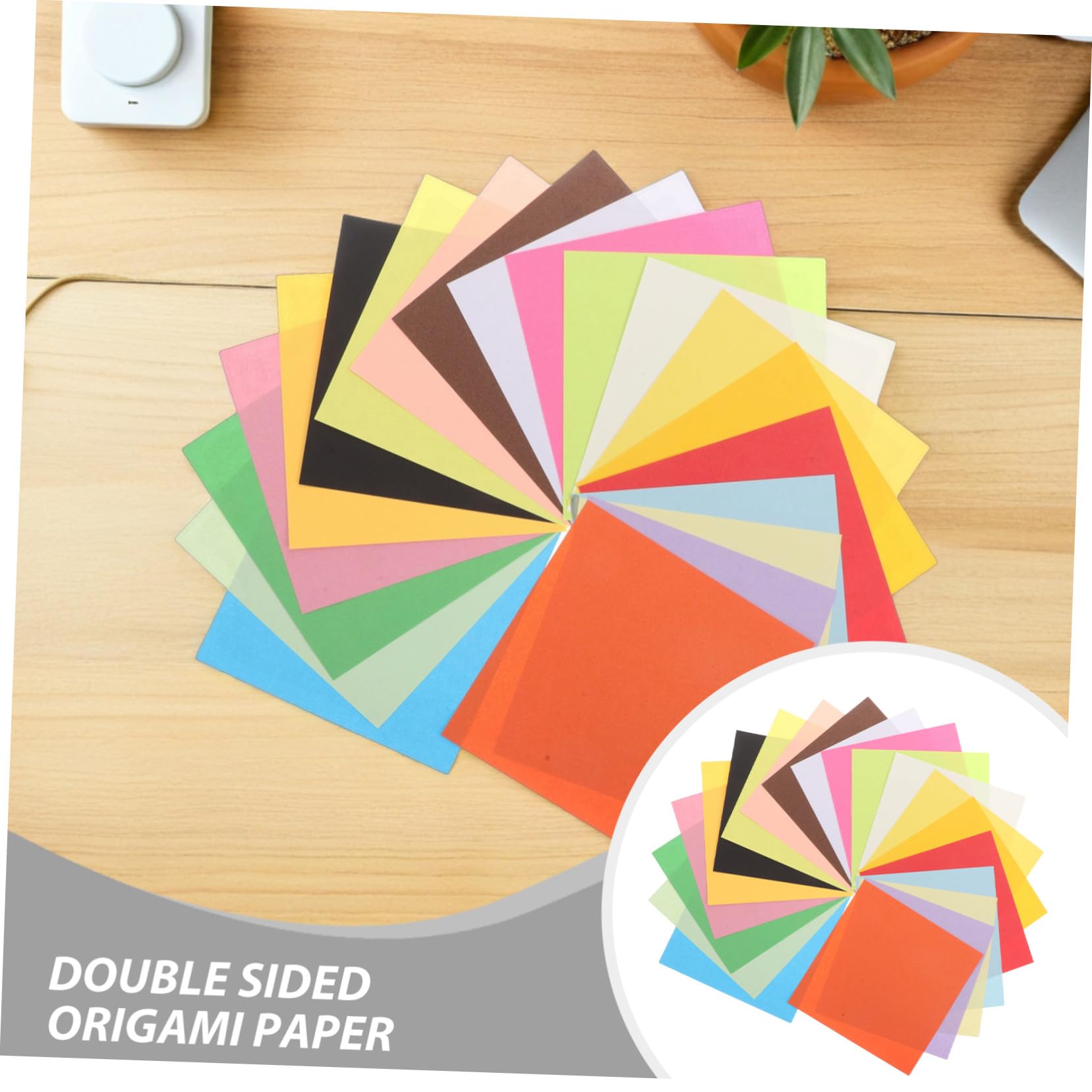 Papel de Origami Cuadrado para Manualidades Infantiles 600 Hojas