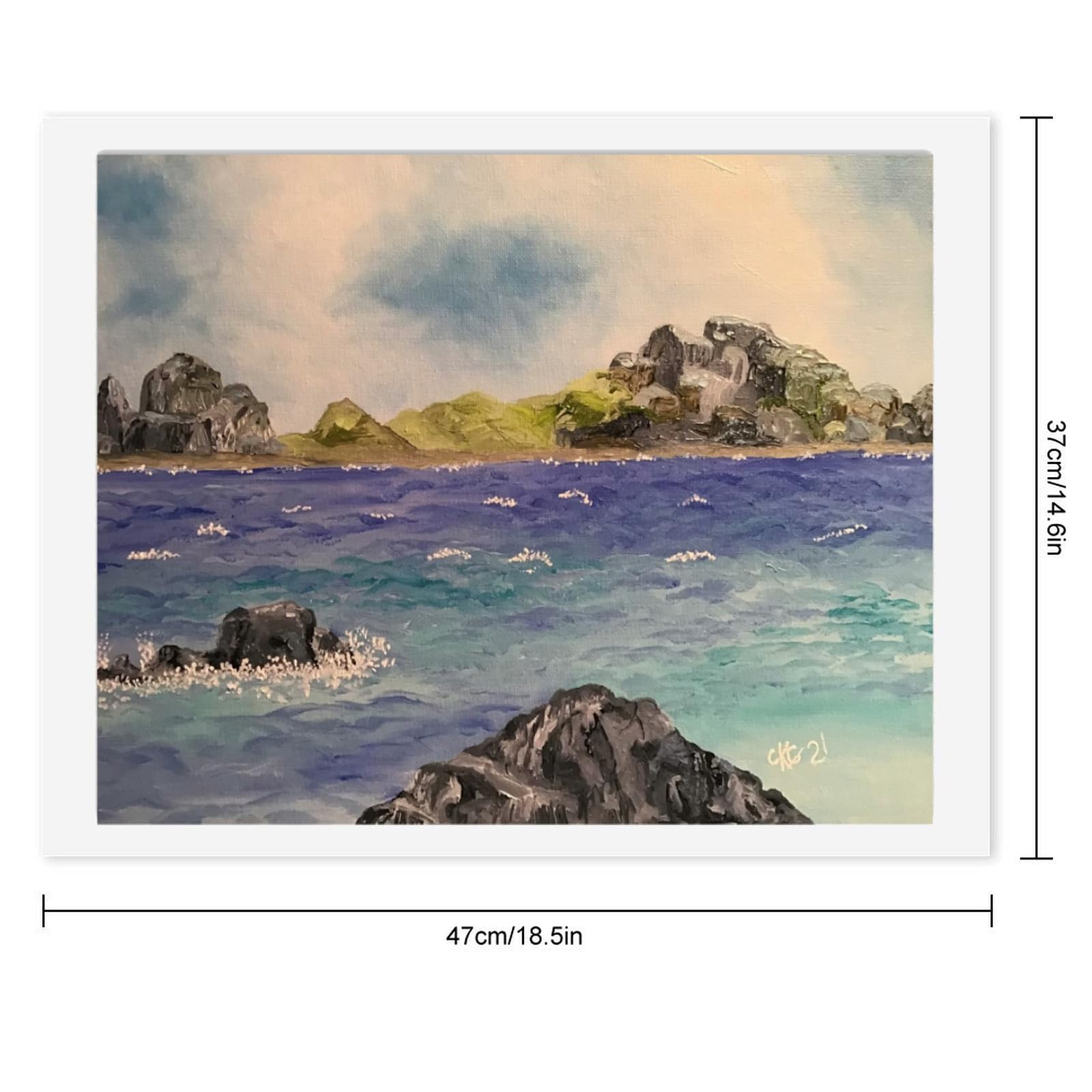 Custom Paint by Numbers Kit for Adults Beginner,Personalized Paint by Number, DIY Canvas Oil Painting Make Your Picture,Wall Decor Gift for Family Friends Pets Home Decor (No Frame, 12inX16in)