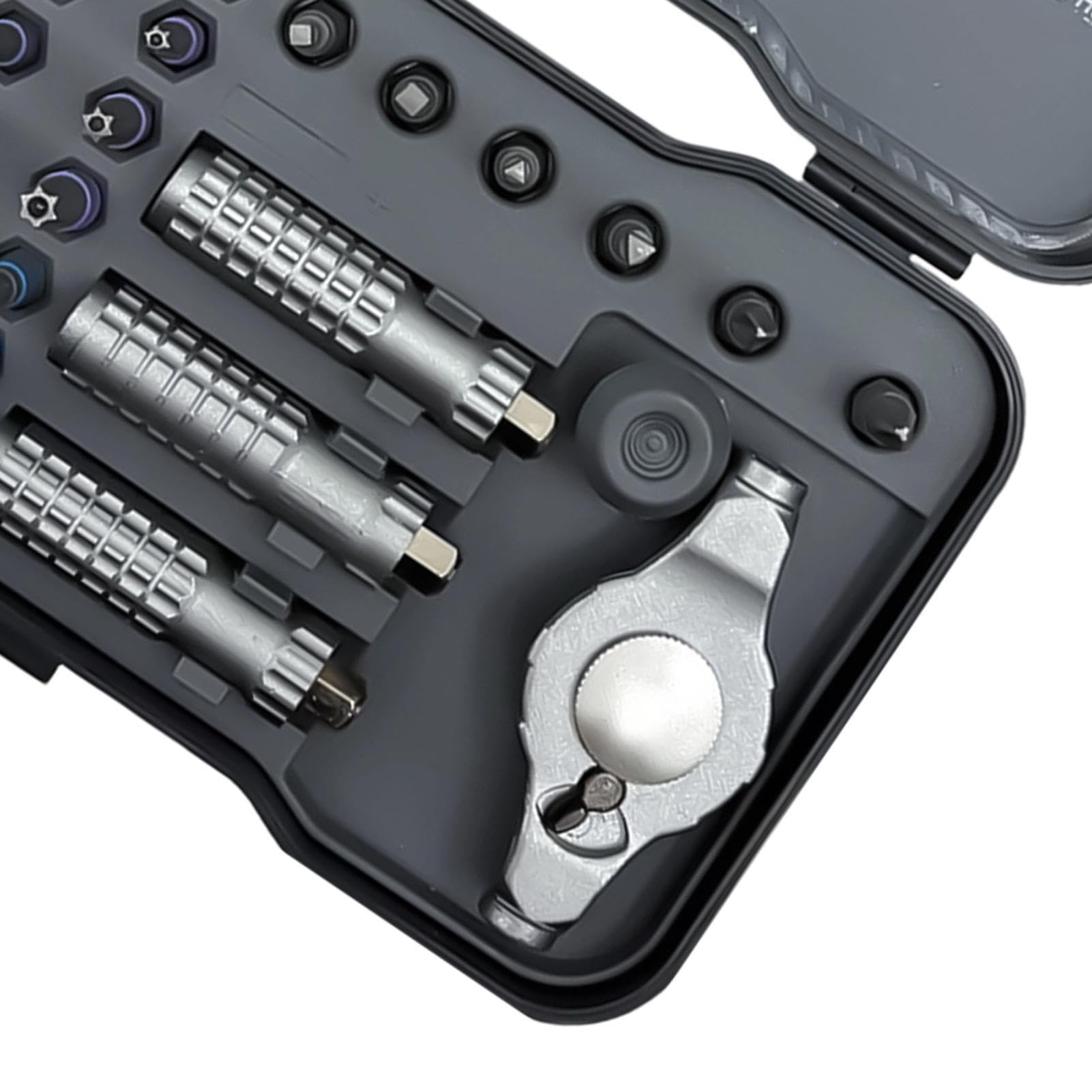 Juego de Destornilladores de Carraca Portátil Ergonómico Multibroca
