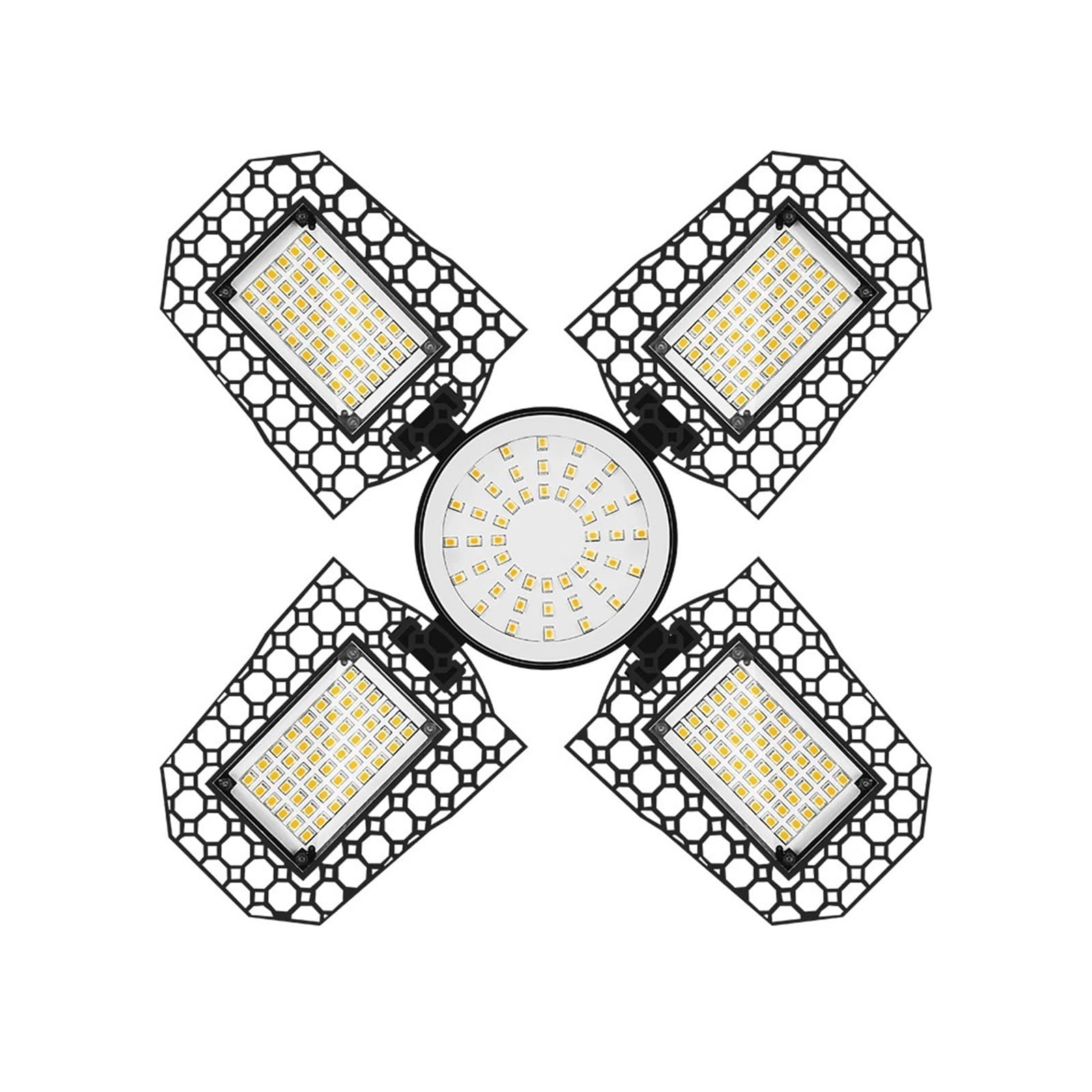 Oświetlenie garażowe LED E27 reflektor reflektor składana lampa LED do oświetlenia przemysłowego warsztat magazynowy żarówka 200W 300W 400W(400w Warm White)