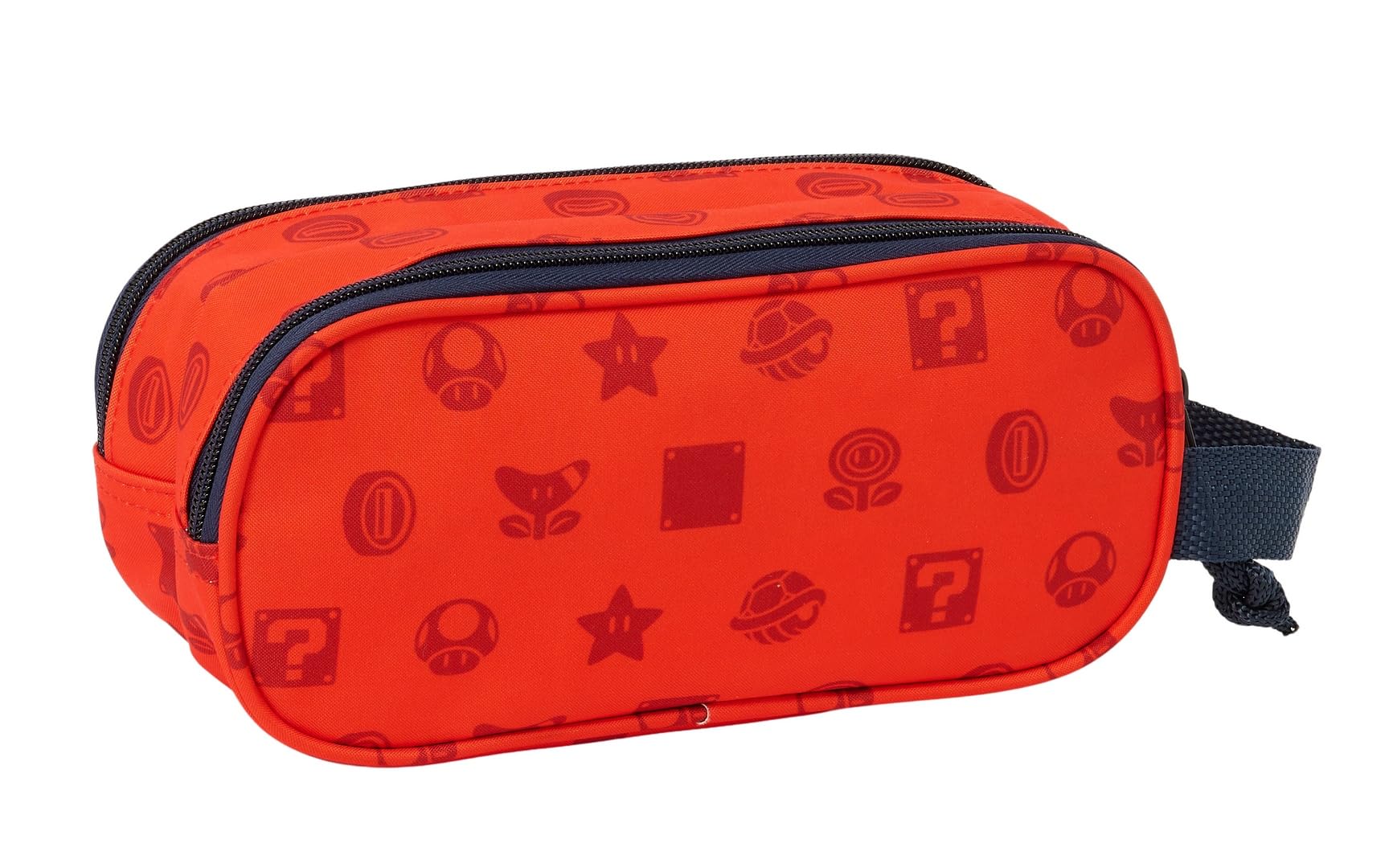 Super Mario 3D Astuccio doppio bambini 21 x 6 x 8 cm blu marino rosso