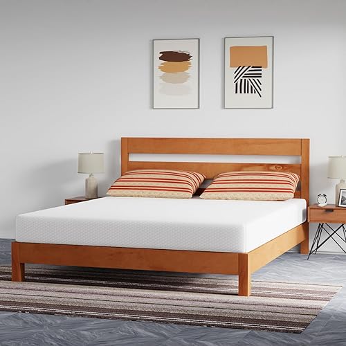 Miniatura 27 de FDW - Colchón de 6/8/10/12 pulgadas de espuma viscoelástica de gel para dormir fresco y alivio de la presión, firmeza media, certificación