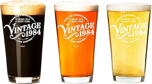 Miniatura 5 de Regalos de cumpleaños número 41 de 1984, vaso de cerveza para hombres y mujeres, regalo de cumpleaños para hombre y mujer que cumple 41 años, ideas