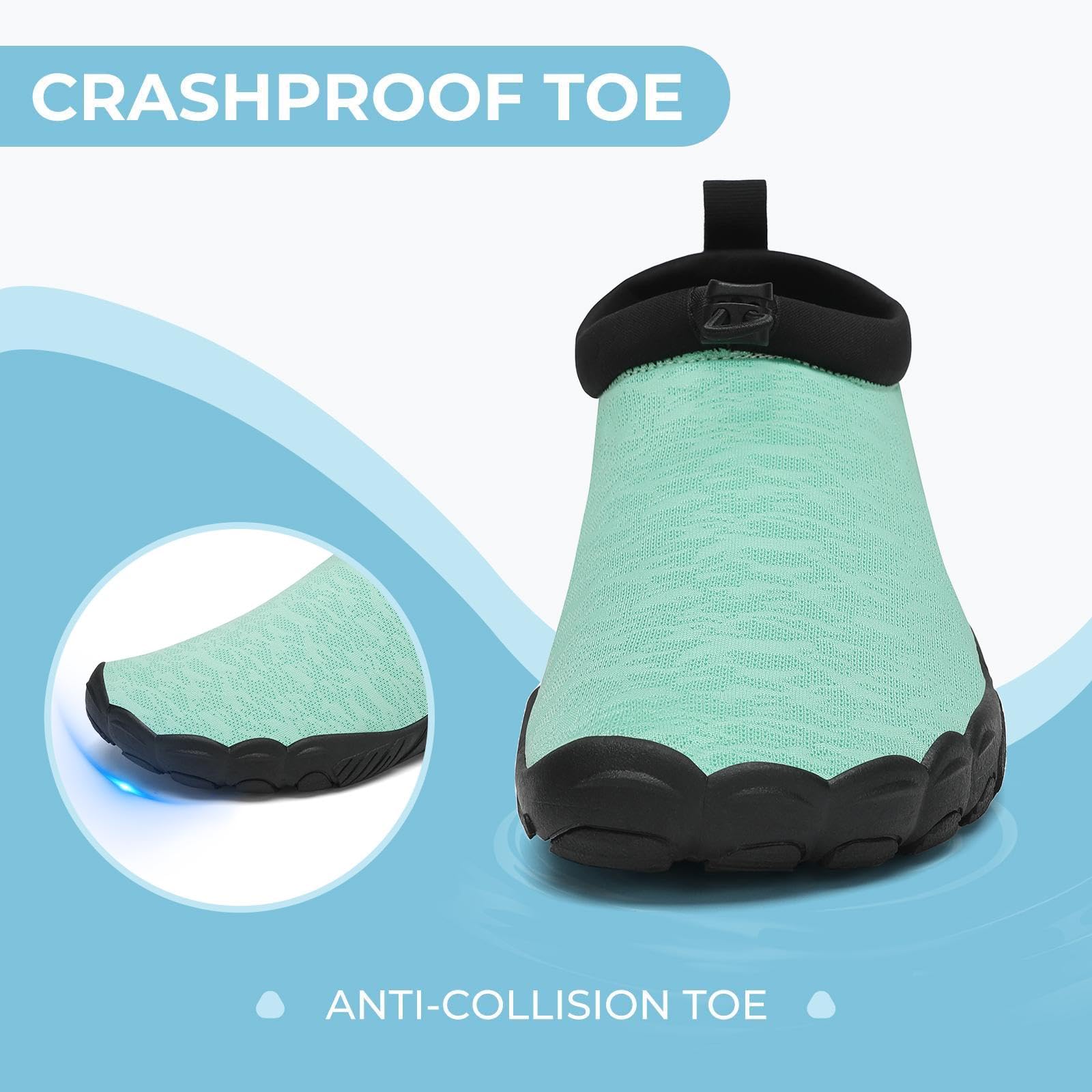 Mishansha Unisex Sport Acquatici Scarpe Donna Leggero Antiscivolo Scarpe da Surf Uomo Summer Immersione Scarpette per Beach Swim Yoga 36-46EU