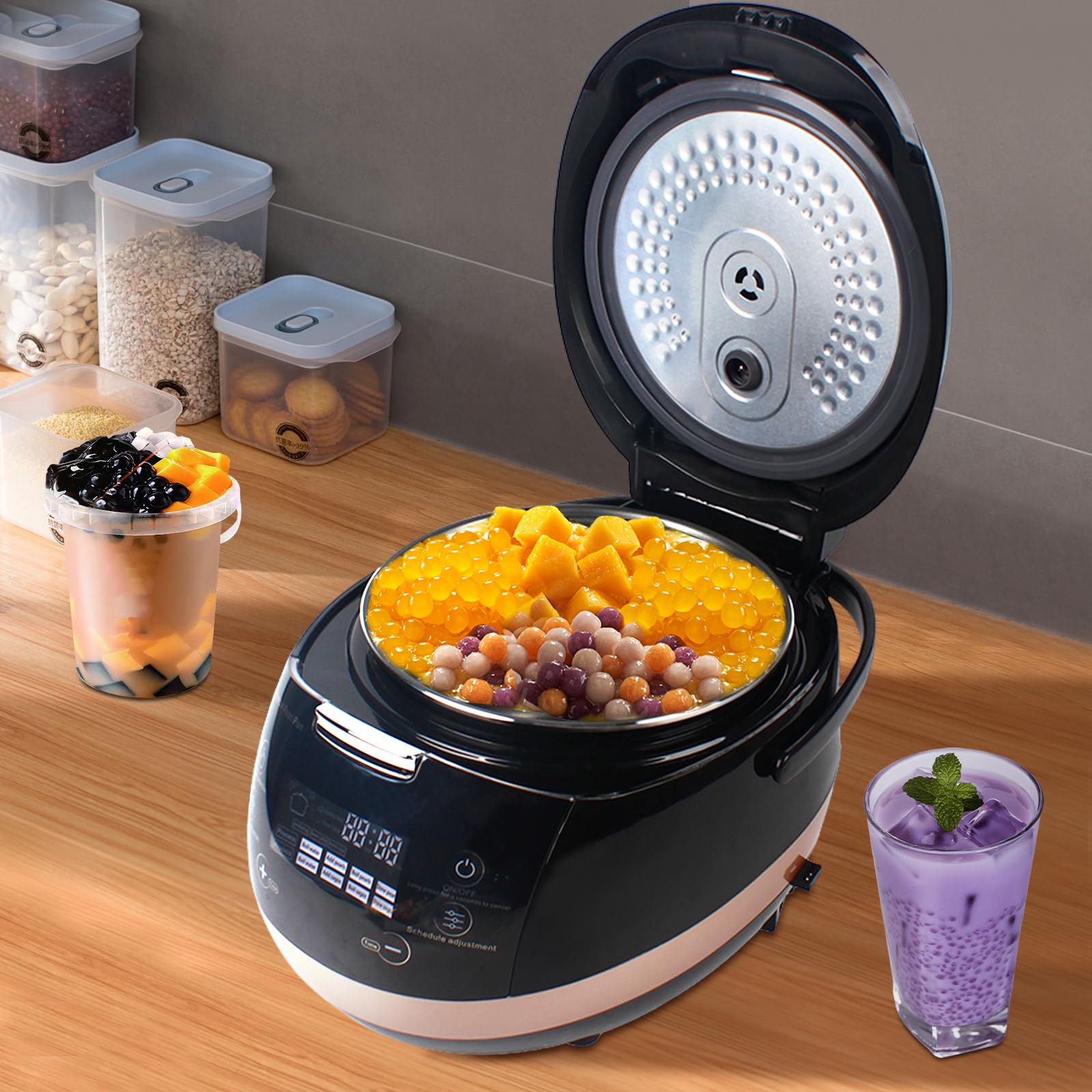 7L Electric Pearl Cooker 7L Commercial Boba Maker Machine - Automatic ...