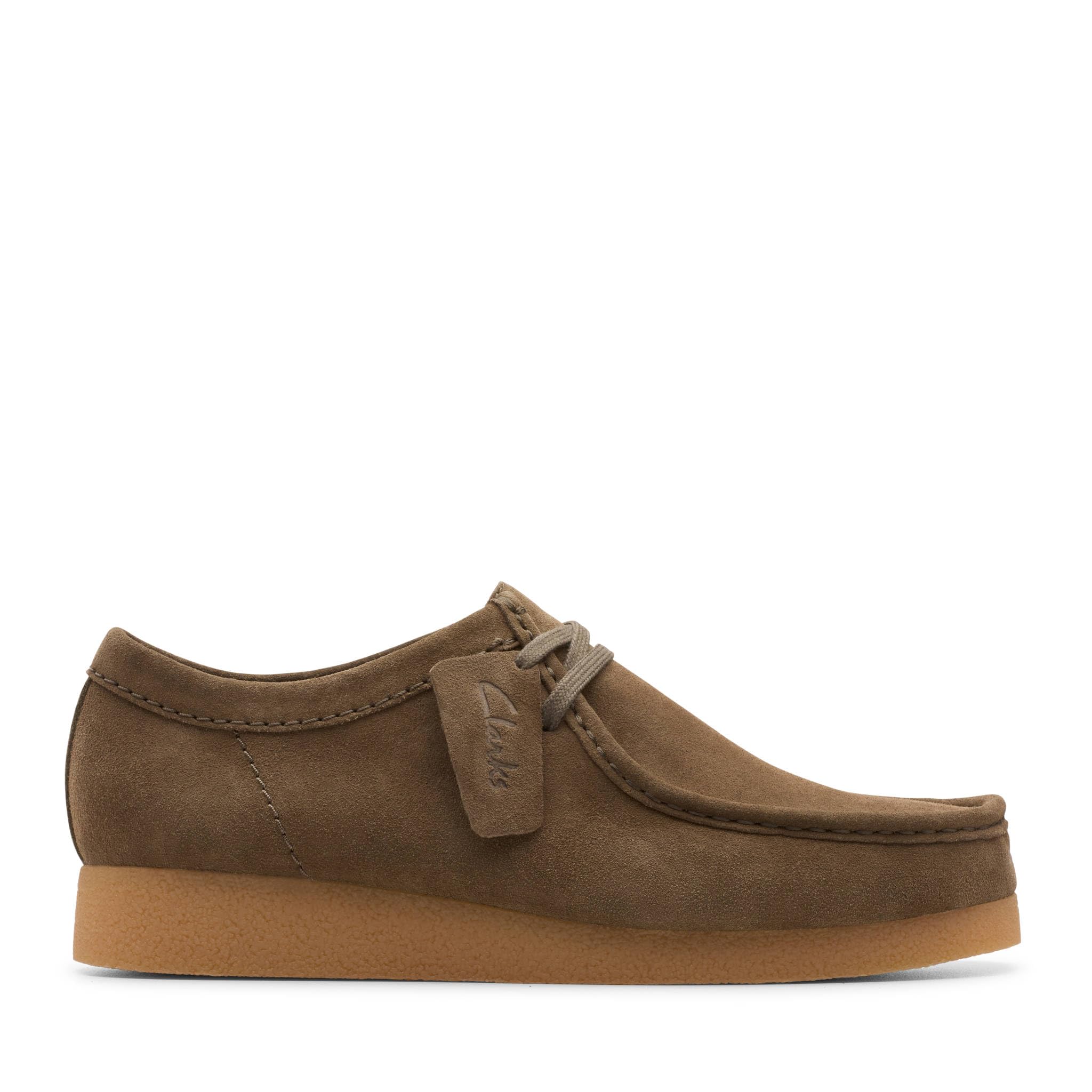 Clarks Men's WallabeeEVO Derby, Dark Olive SDE, 6.5 UK