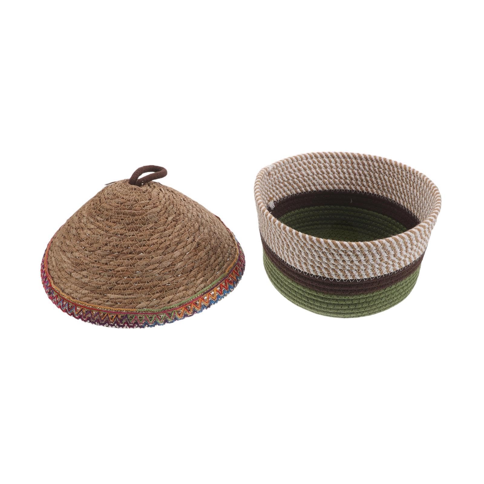 Panier en corde de coton pour ranger les jouets dans la chambre d'enfant
