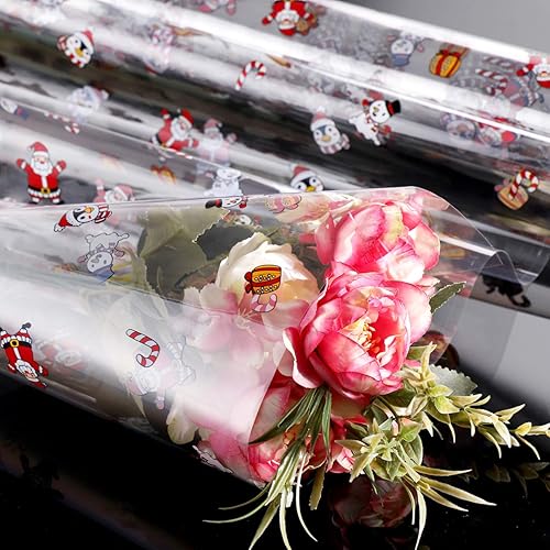 Miniatura 6 de NUOBESTY Rollo de celofán transparente para envolver bolsas de celofán, cesta de celofán, cesta de manualidades para artes y manualidades, cestas de