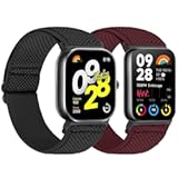Bands Compatible with Redmi Watch 4 /Xiaomi Mi Smart Band 8 Pro/Xiaomi Smart Band 9 Pro Replacement Strap for Women Men, 2 Pack