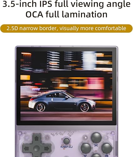 Miniatura 3 de Cintwor RG35XX - Consola de videojuegos clásica de mano de 35 pulgadas pantalla IPS mini reproductor de juegos con sistema Linux 64G tarjeta TF