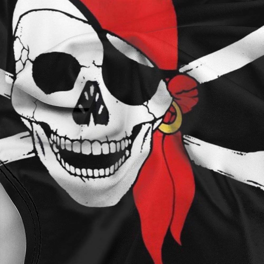 QG ZZX Pirate Skull and Crossbones Women's One-Piece