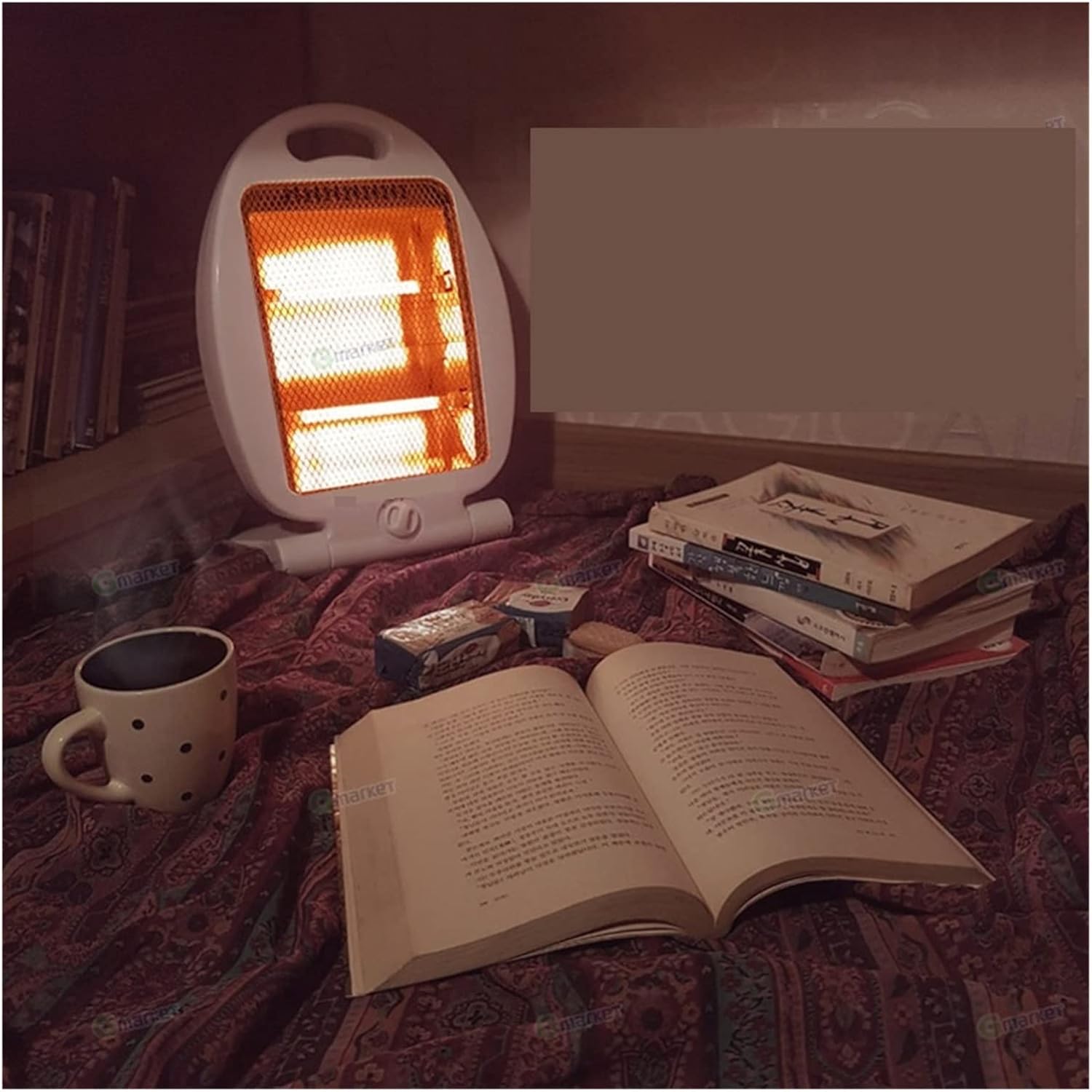 QYTEC 屋外ヒーター 800 ワットミニ電気ヒーター USB 充電式ポータブルオフィスヒーターミニ電気ヒーター電気ホームヒーターファンハンド