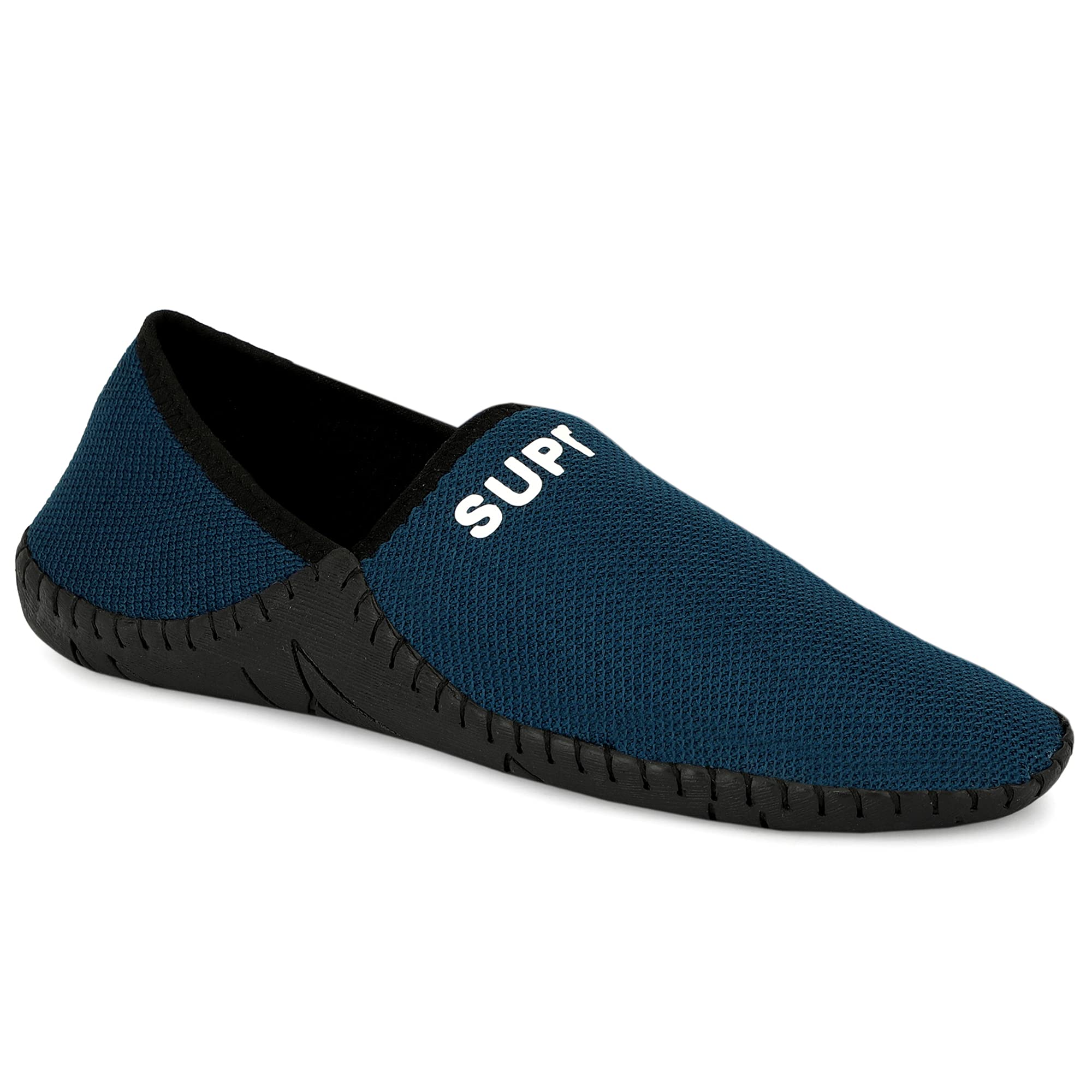 JQS Supr Loafers for Men (Navy Blue, Numeric_10)
