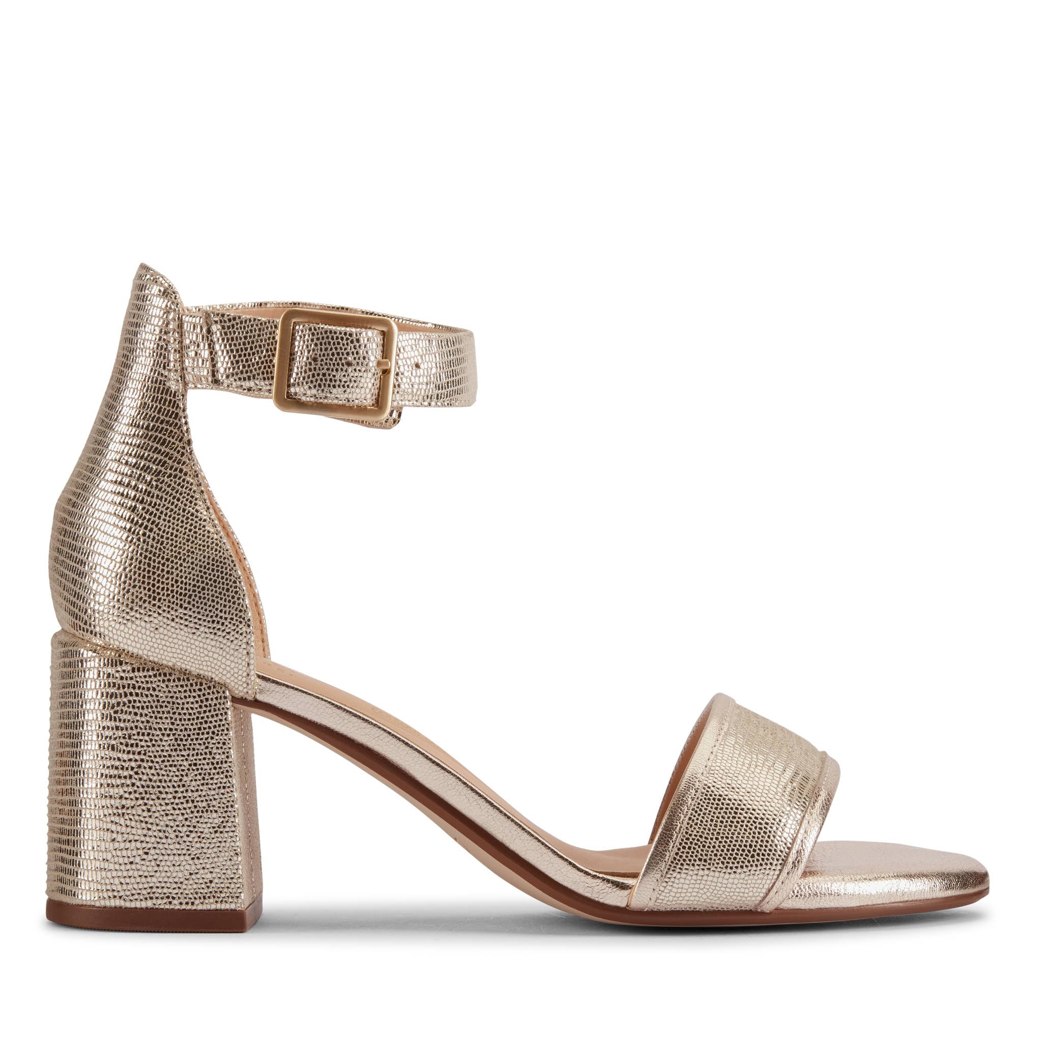 Clarks Women's Ezoria Mae Sandal, Champagne Int, 7.5 UK