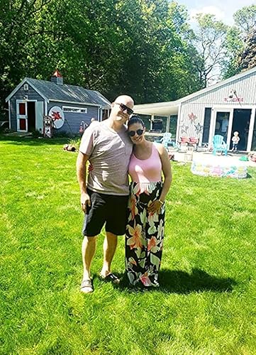 Miniatura 5 de BLUETIME - Vestido largo de verano, sin mangas, con estampado floral, estilo bohemio, para mujer (S-3XL)