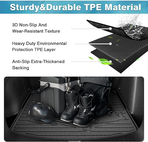 Miniatura 4 de Mixsuper Liner Forro de carga personalizado para Chevy Chevrolet Trailblazer AWD y FWD 2025 2024 2023 2022 2021 ajuste personalizado para maletero