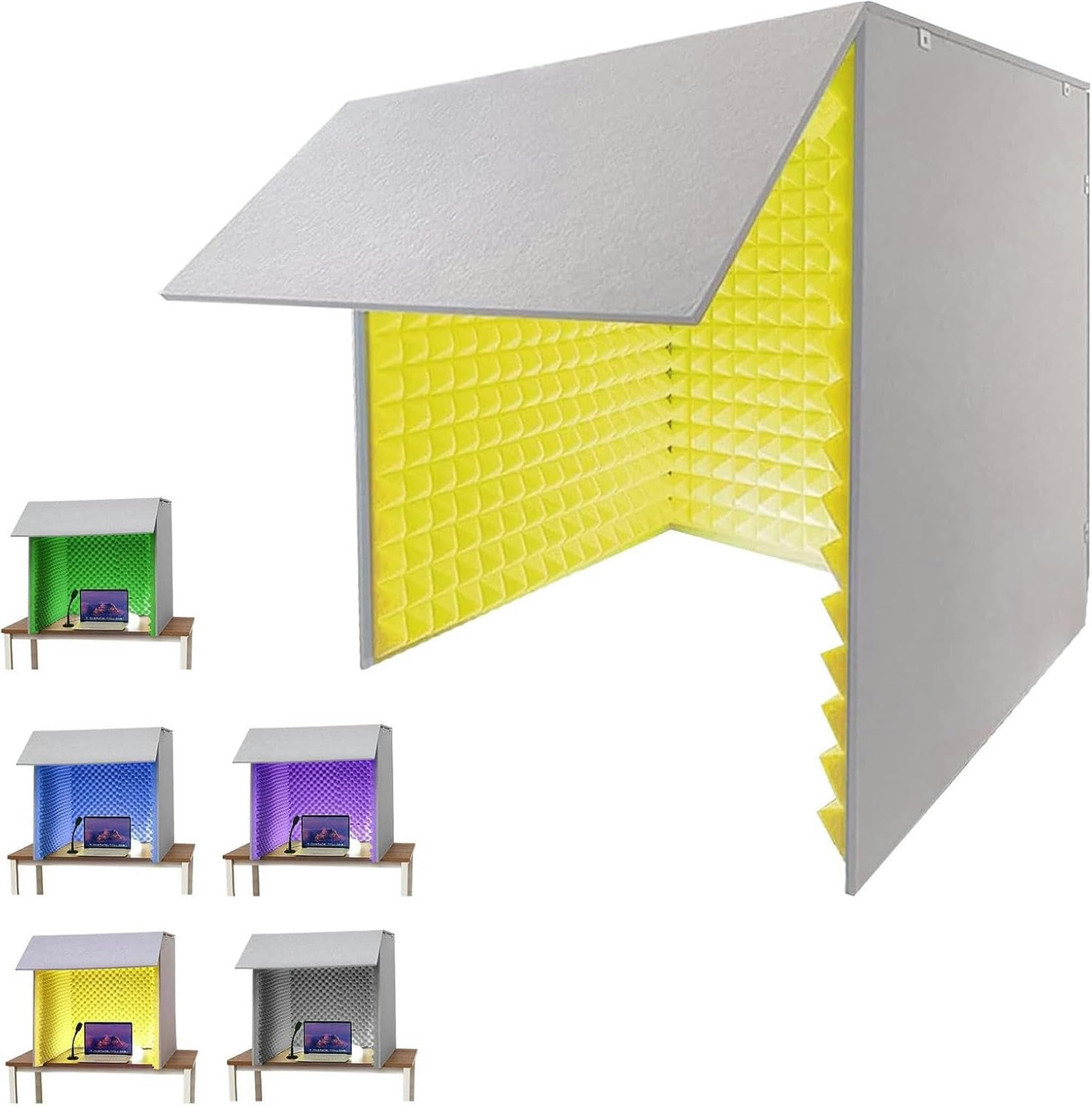 Chambre insonorisée simple et cabine d'enregistrement portable avec mousse