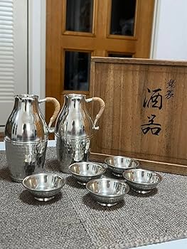 錫製 浪華錫器 本錫 酒器 徳利 猪口 Amazon.co.jp: 本錫 錫製 徳利 錫半 酒器セット 錫 酒器 ちろり
