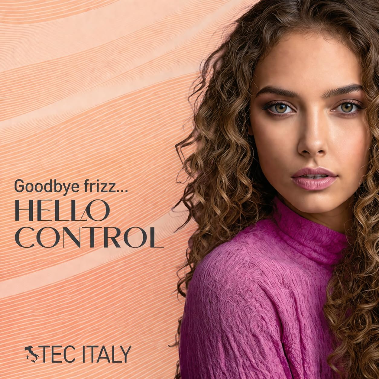 Tec Italy Essential Oil Conditioner for Dry & Damaged Hair, Nourishing Oil-Infused Moisture Care, Helps Control Frizz & Enhance Shine, Professional Softening & Repair Formula (10.14 fl oz)