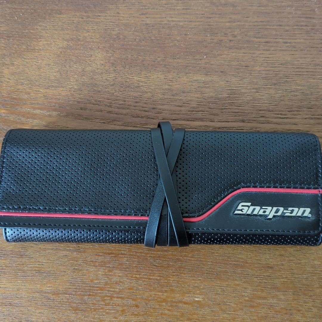 スナップオン　レザー　ペンケース　筆箱　未使用　限定　レア Amazon.co.jp: スナップオン ロールレザーケース ペンケース : 文房具
