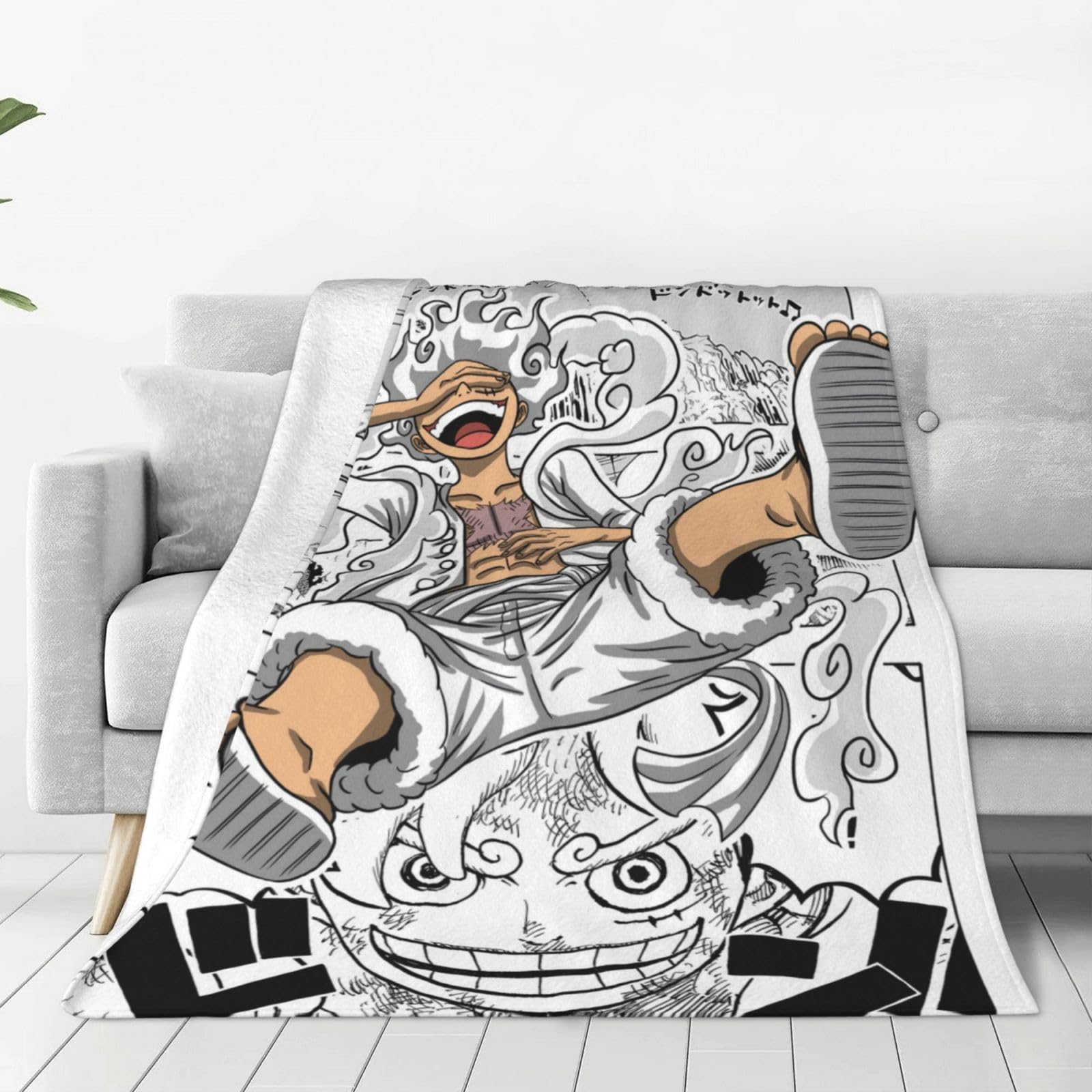 Amazon｜毛布 ワンピース ルフィ ギア5 (1) アニメ 軽量 ブランケット